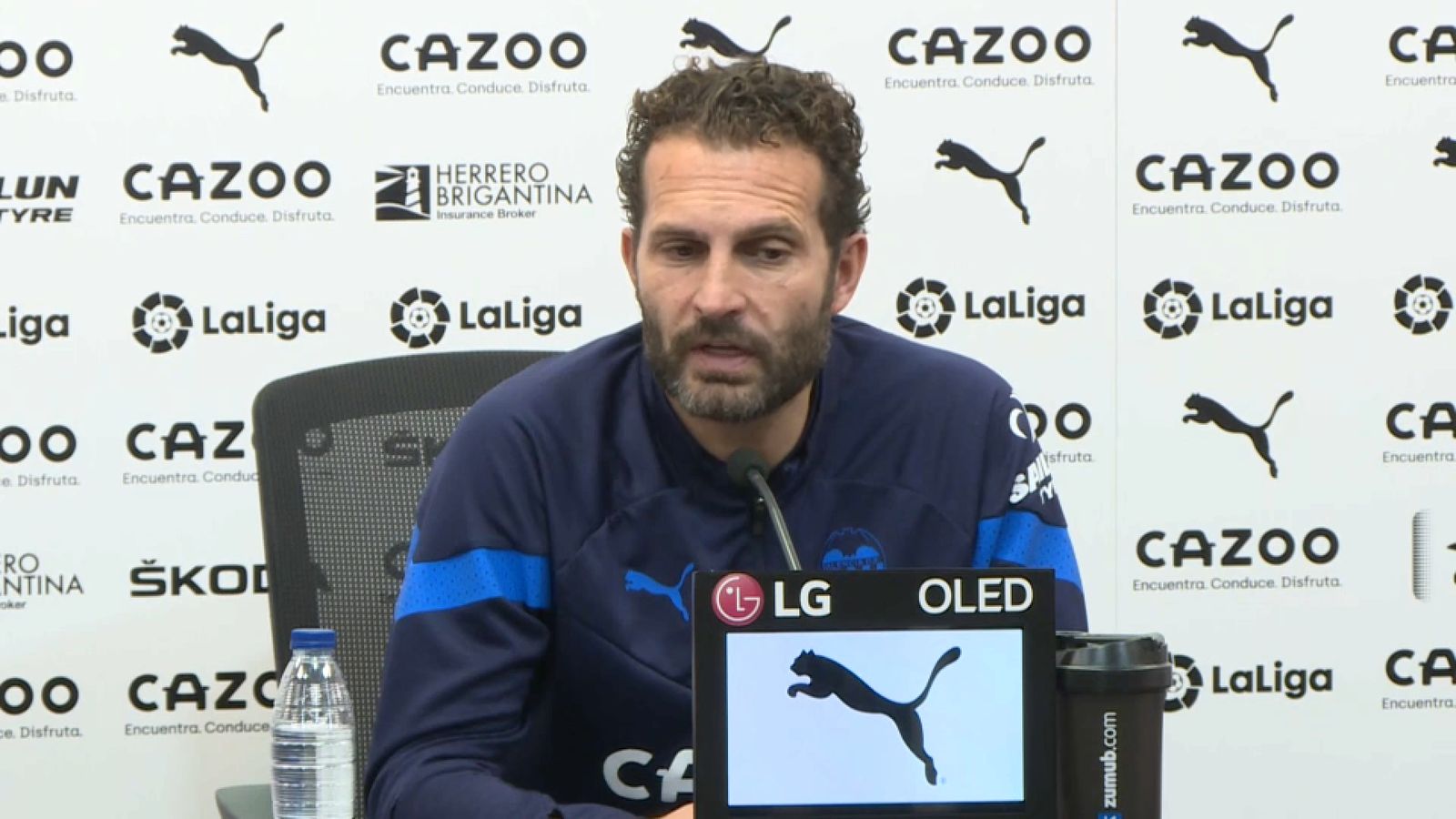 El tècnic del València CF, Rubén Baraja