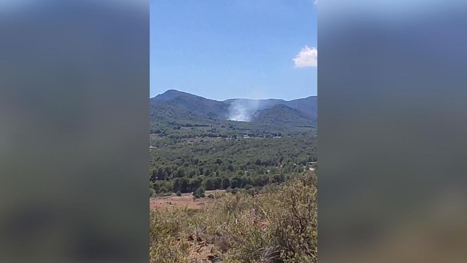 Focus de l'incendi d'Estivella
