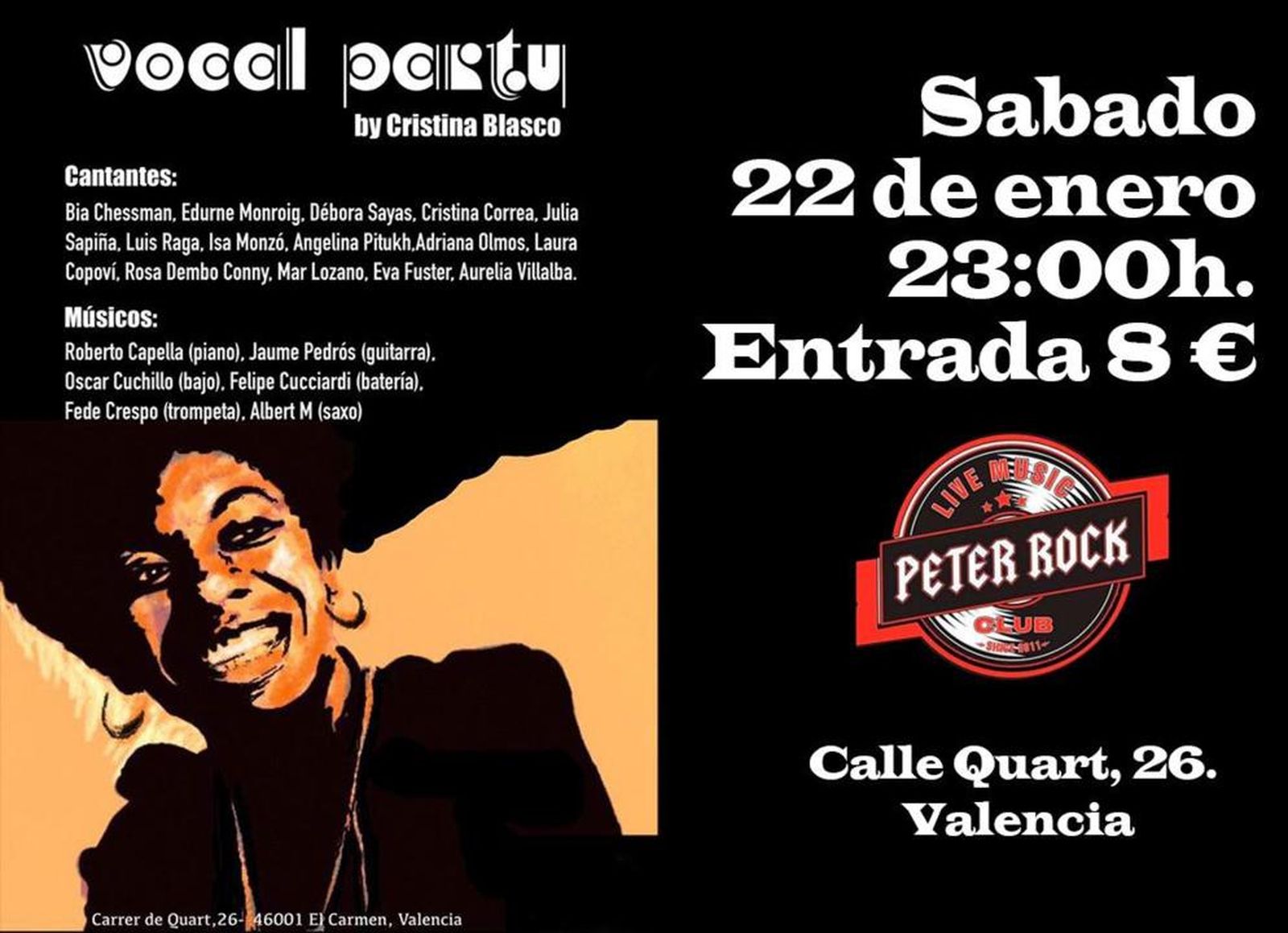 21.01.2022 | ‘Vocal party’ amb Cristina Blasco
