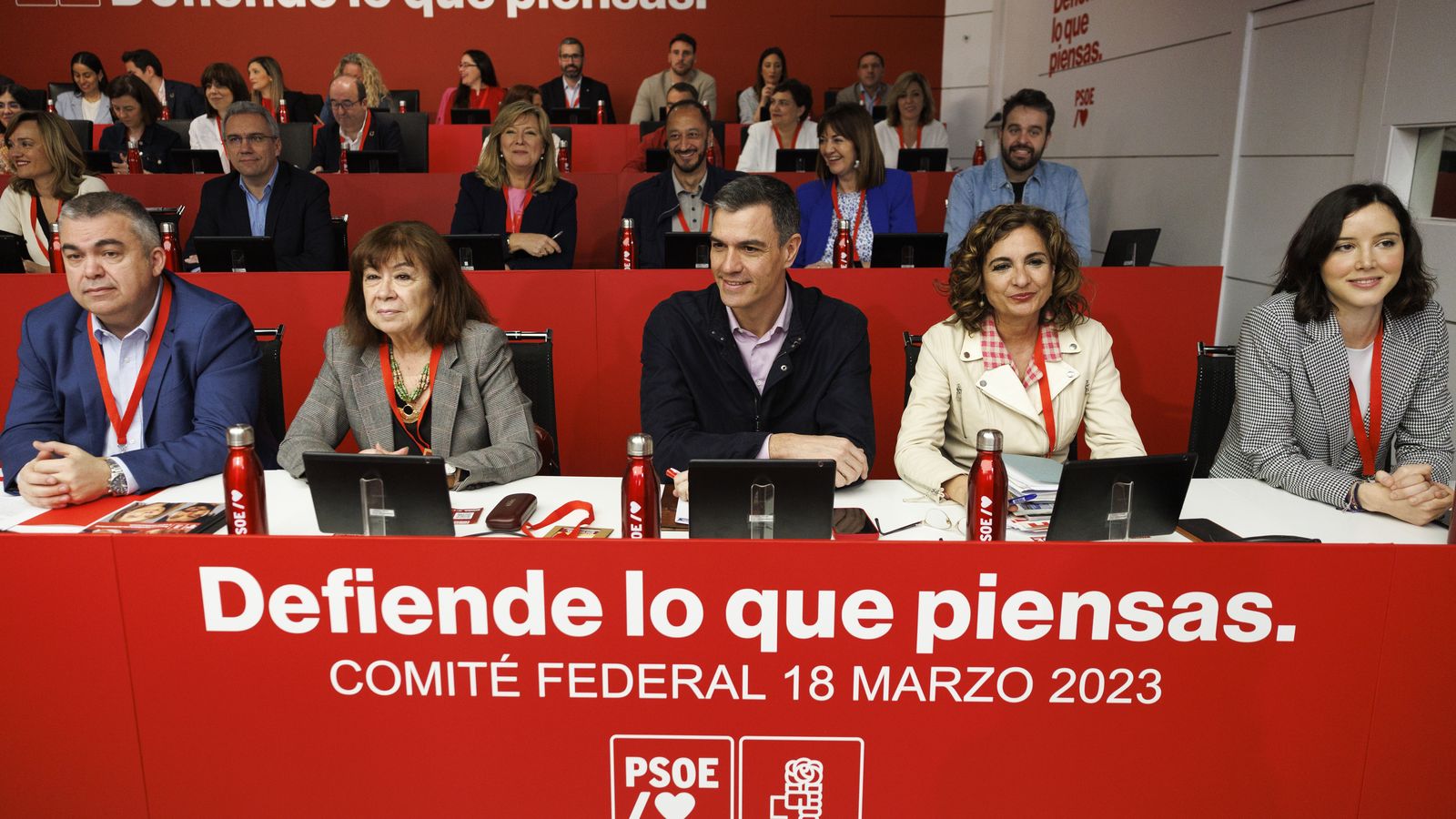 El secretari general del PSOE i president del govern espanyol, Pedro Sánchez, aquest dissabte al Comité Federal del PSOE
