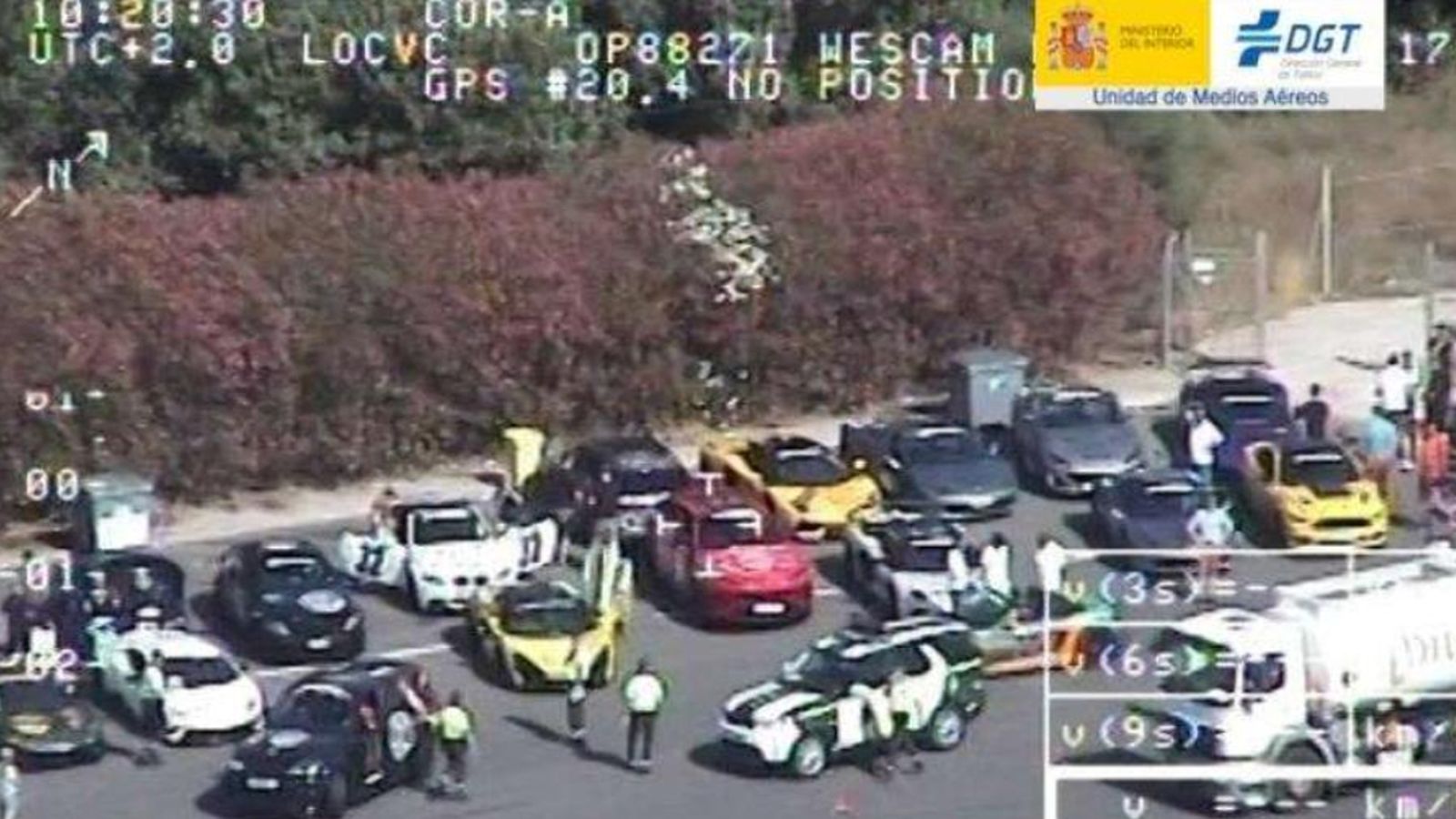 La majoria de les sancions són per excés de velocitat, encara que també per consum de drogues i conducció temerària