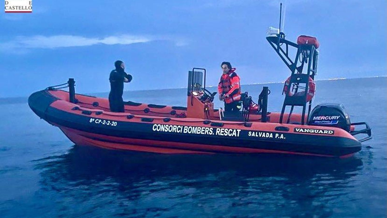 L'equip de rescat dels bombers continua a la recerca del bussejador desaparegut a Nules