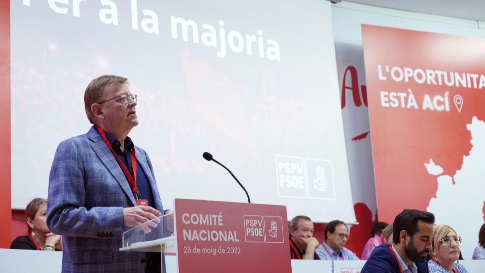 Intervenció de Puig en el comité nacional del PSPV-PSOE