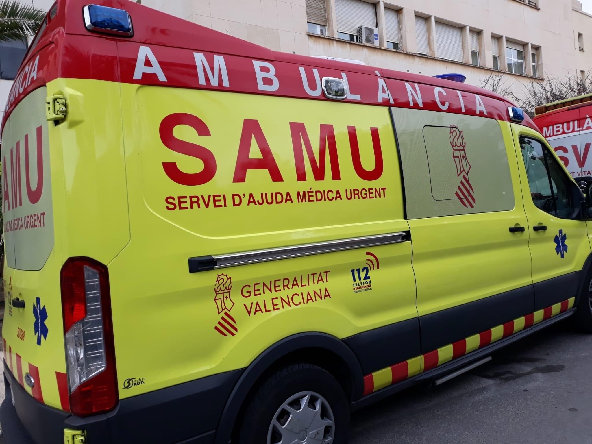 Imatge d'arxiu d'una unitat del SAMU Imatge d'arxiu d'una unitat del SAMU