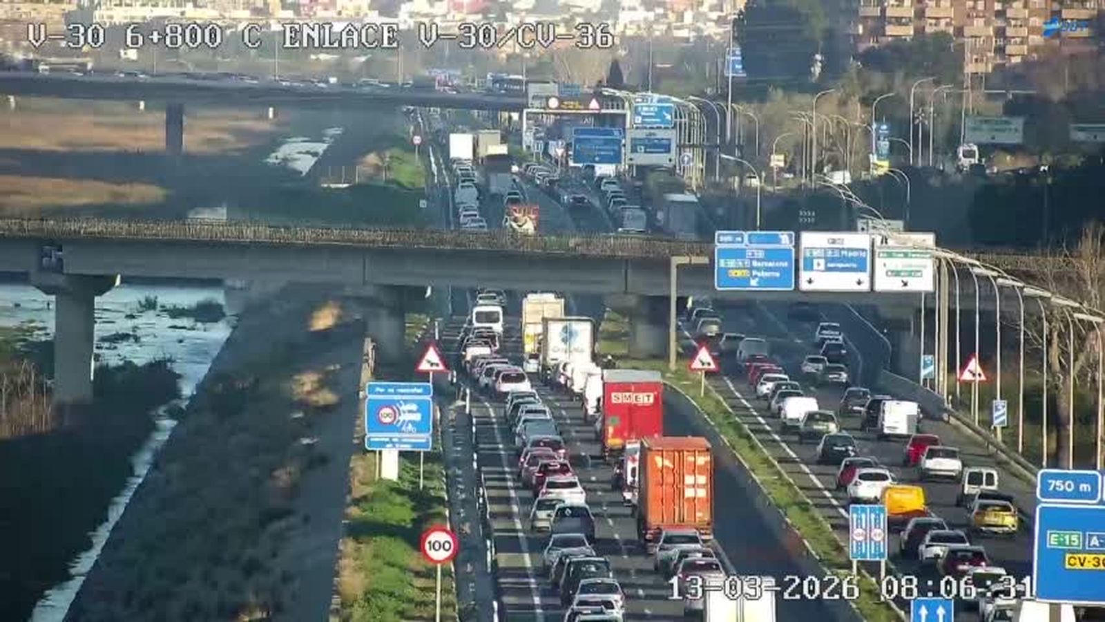 L'enllaç entre la V-30 i la CV-36, este divendres