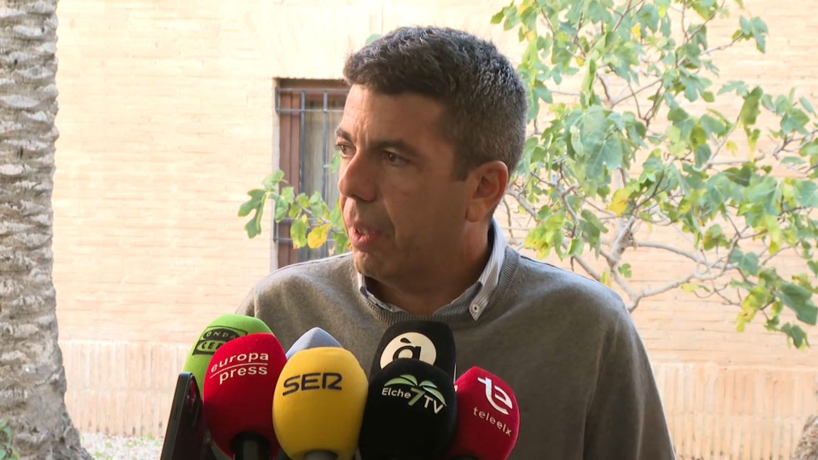 Mazón, este dimarts des d'Elx