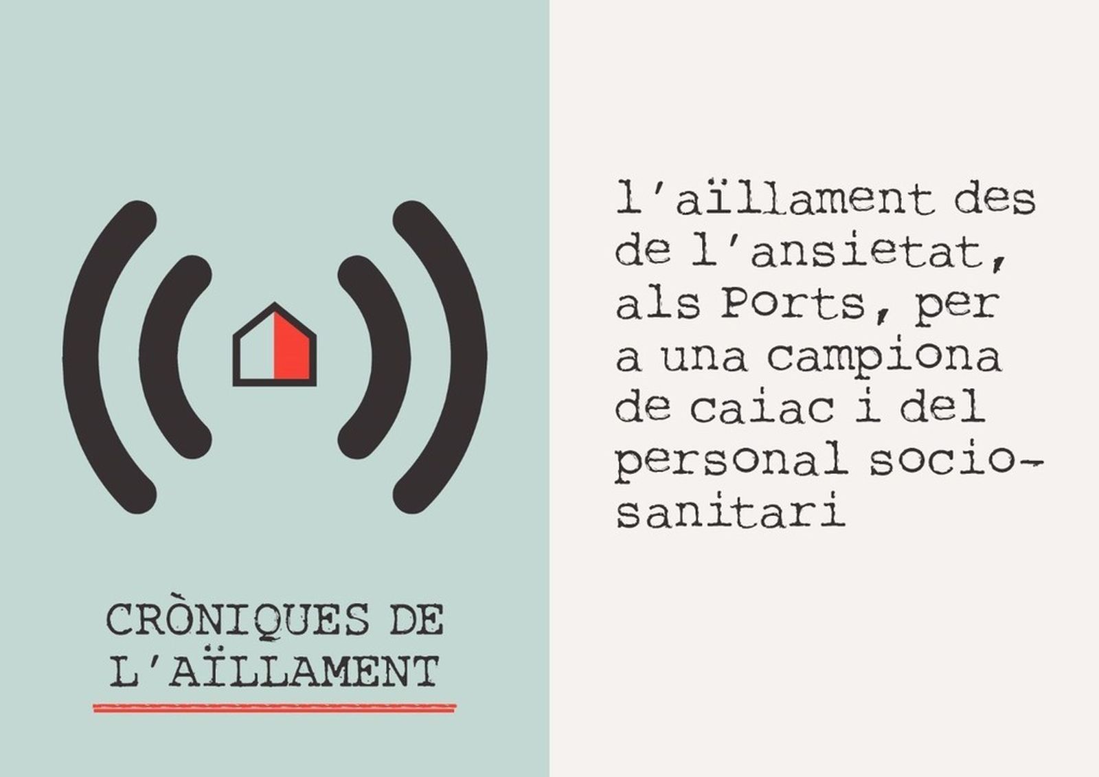 24.04.2020 | L'aïllament des de l'ansietat, als Ports, per a una campiona de caiac i del personal sociosanitari
