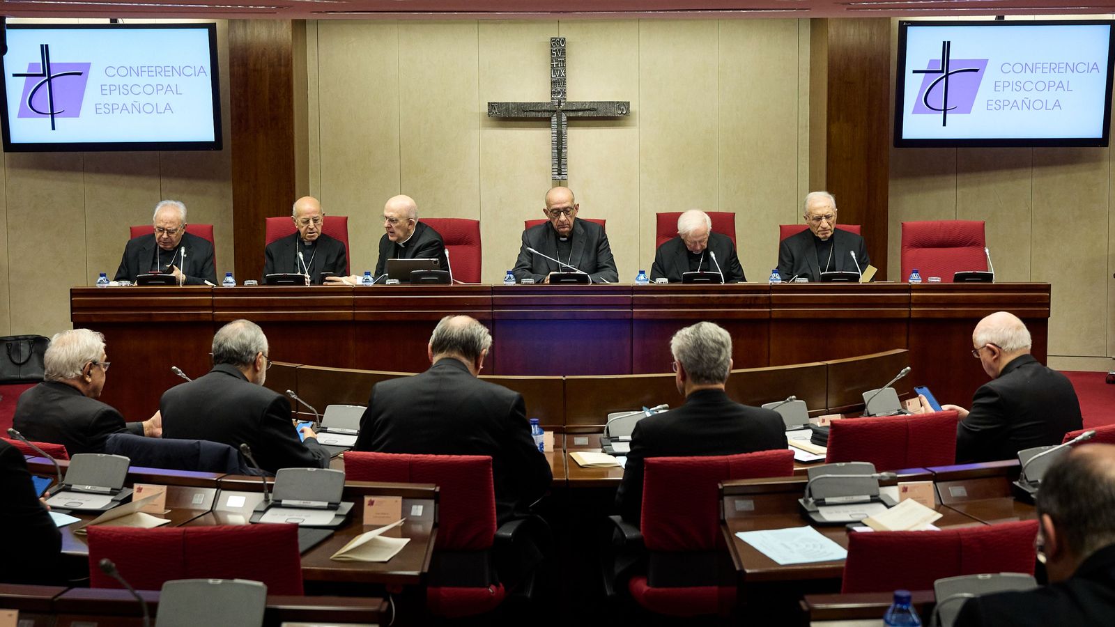 Imatge d'arxiu d'una reunió de la Conferència Episcopal Espanyola