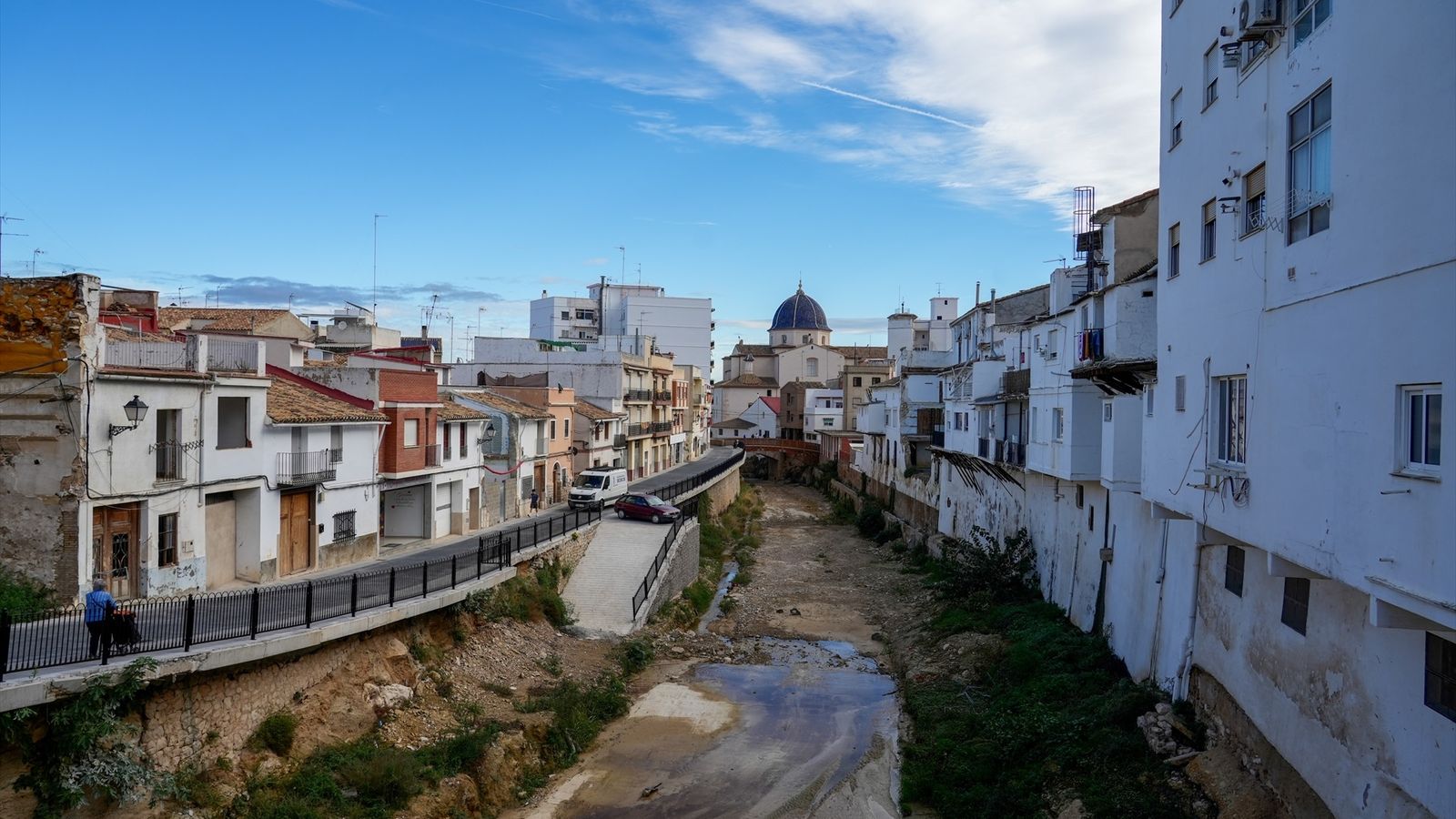 Imatge d'arxiu de Xiva captada el 24 de octubre de 2025, un any després de la dana del 29 d'octubre