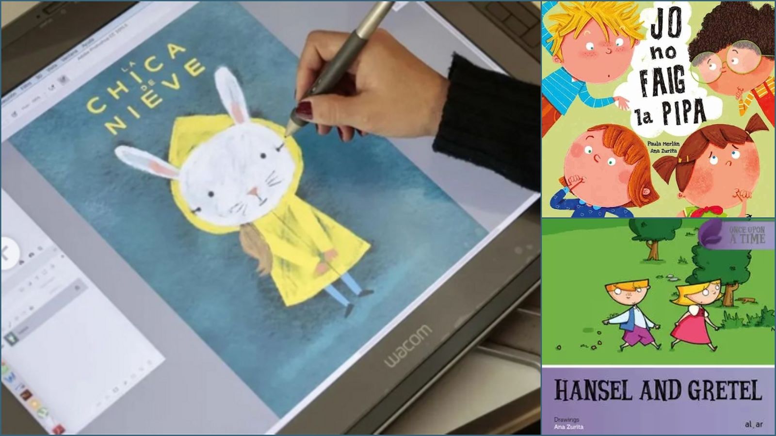 Diferents treballs d'Ana Zurita