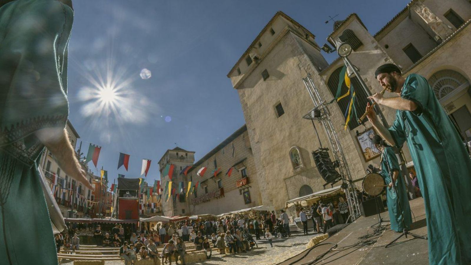 Una de les escenes que esperen al visitant cada any a la Fira de Tots Sants de Cocentaina