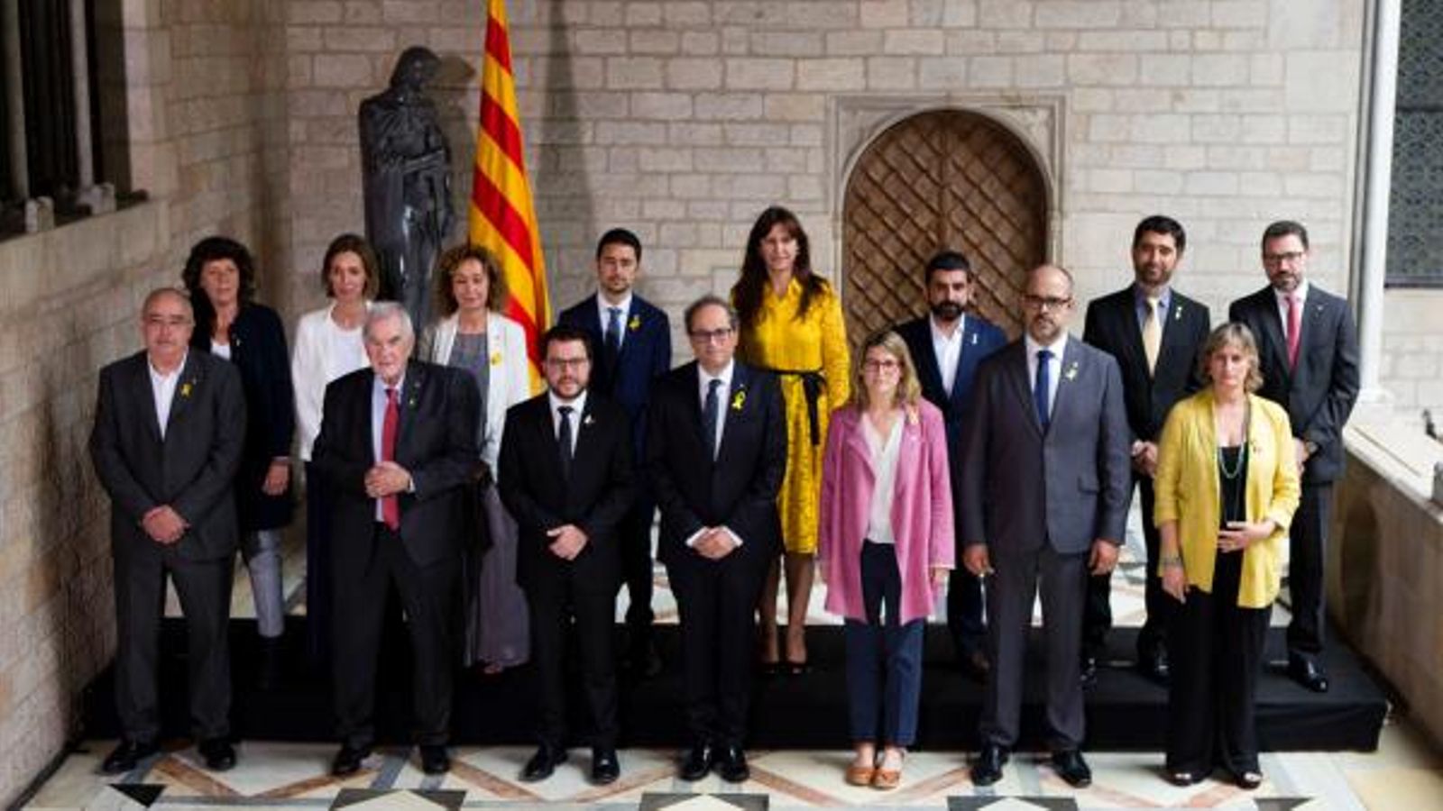El nou govern de la Generalitat catalana.