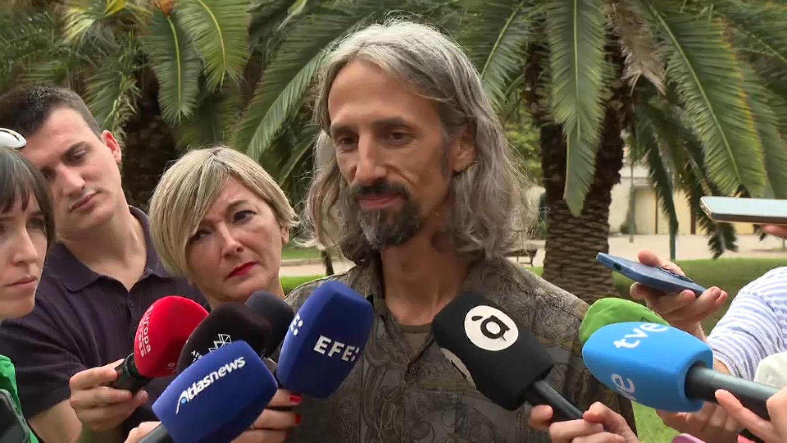 Declaracions del diputat de Compromís Juan Bordera denunciant vexacions i maltractaments durant el captiveri a Israel