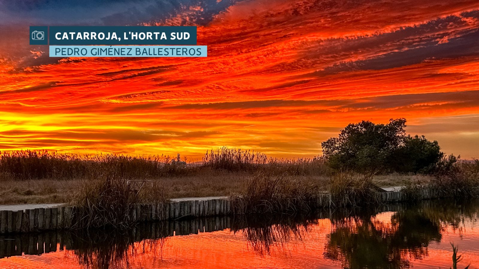 Catarroja, l'Horta Sud, aquesta vesprada