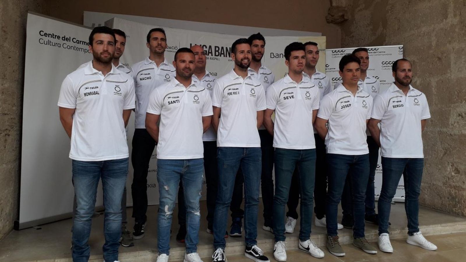 Imatge dels finalistes de les lligues de pilota