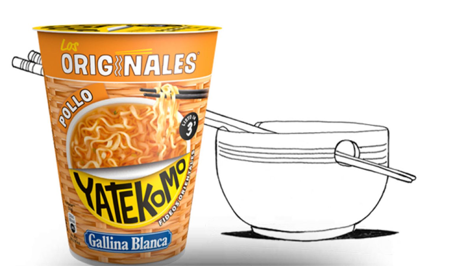 Imatge de les sopes instantànies de la marca catalana