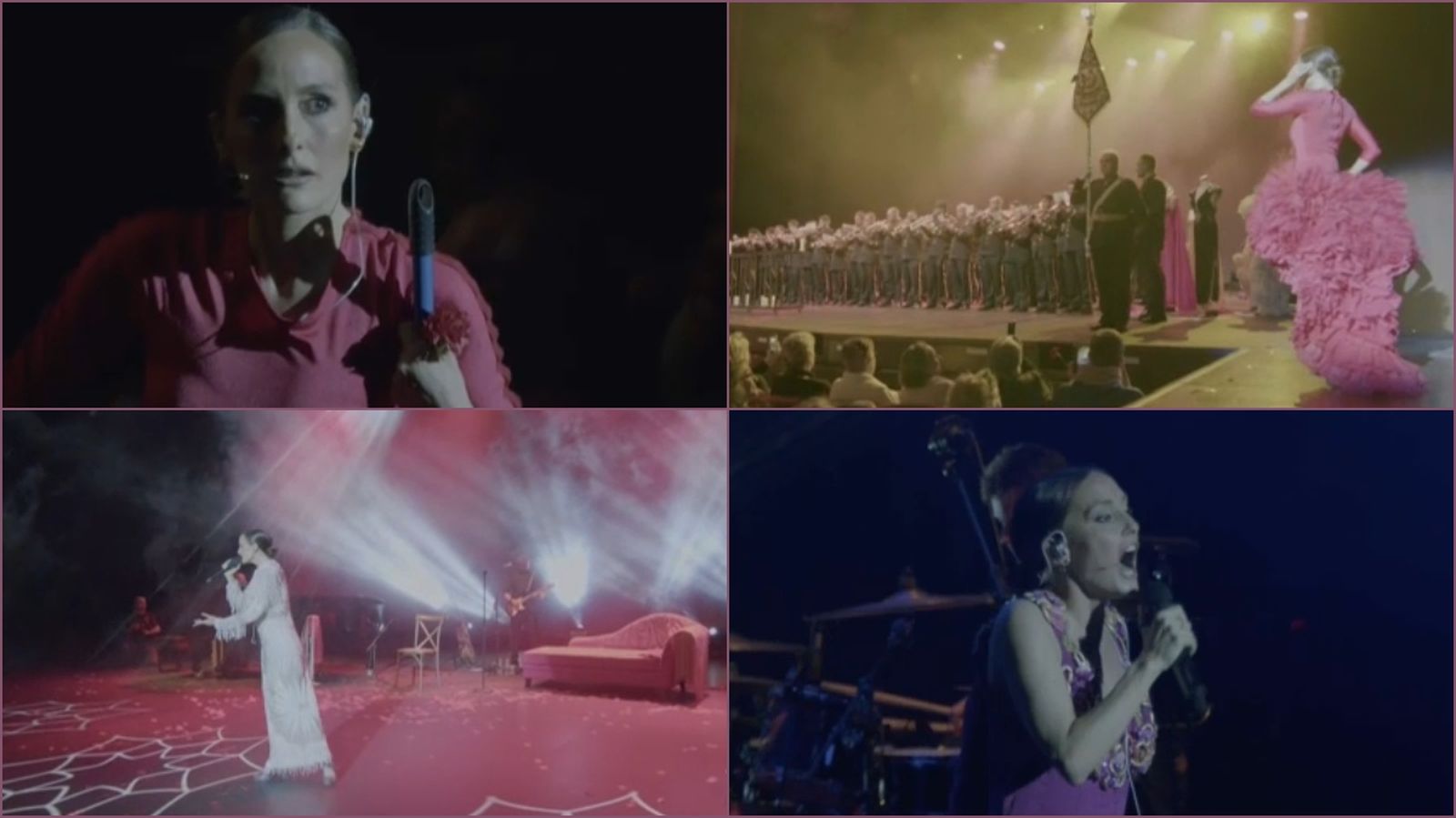 Alguns moments de l'espectacle 'Rocío Jurado, el musical'