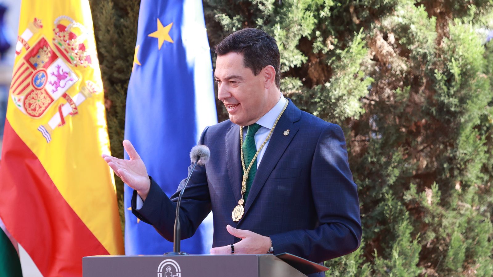 Juanma Moreno, en la presa de possessió com a president d'Andalusia