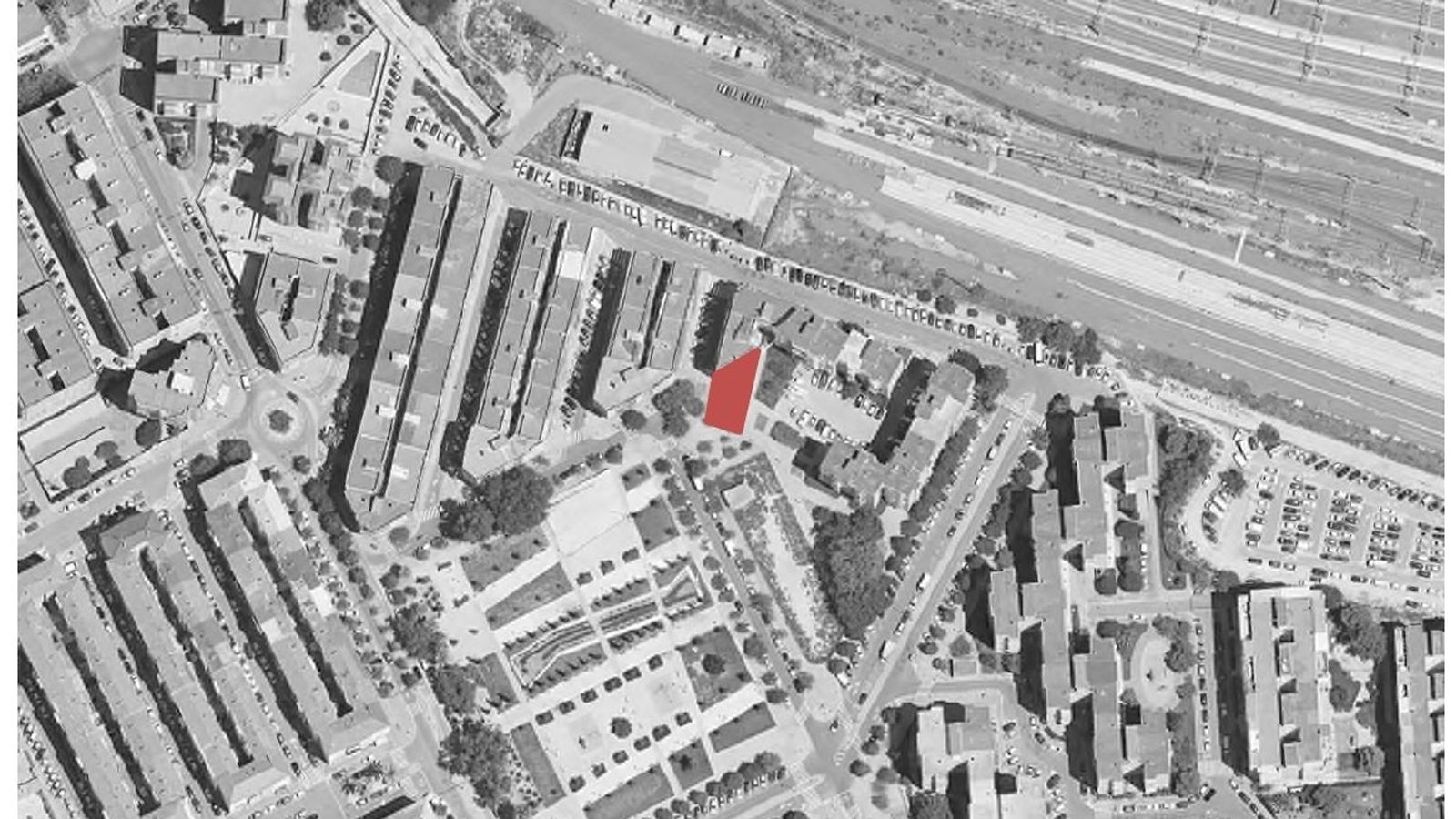 Imatge d'una de les parcel·les on es construirà els habitatges