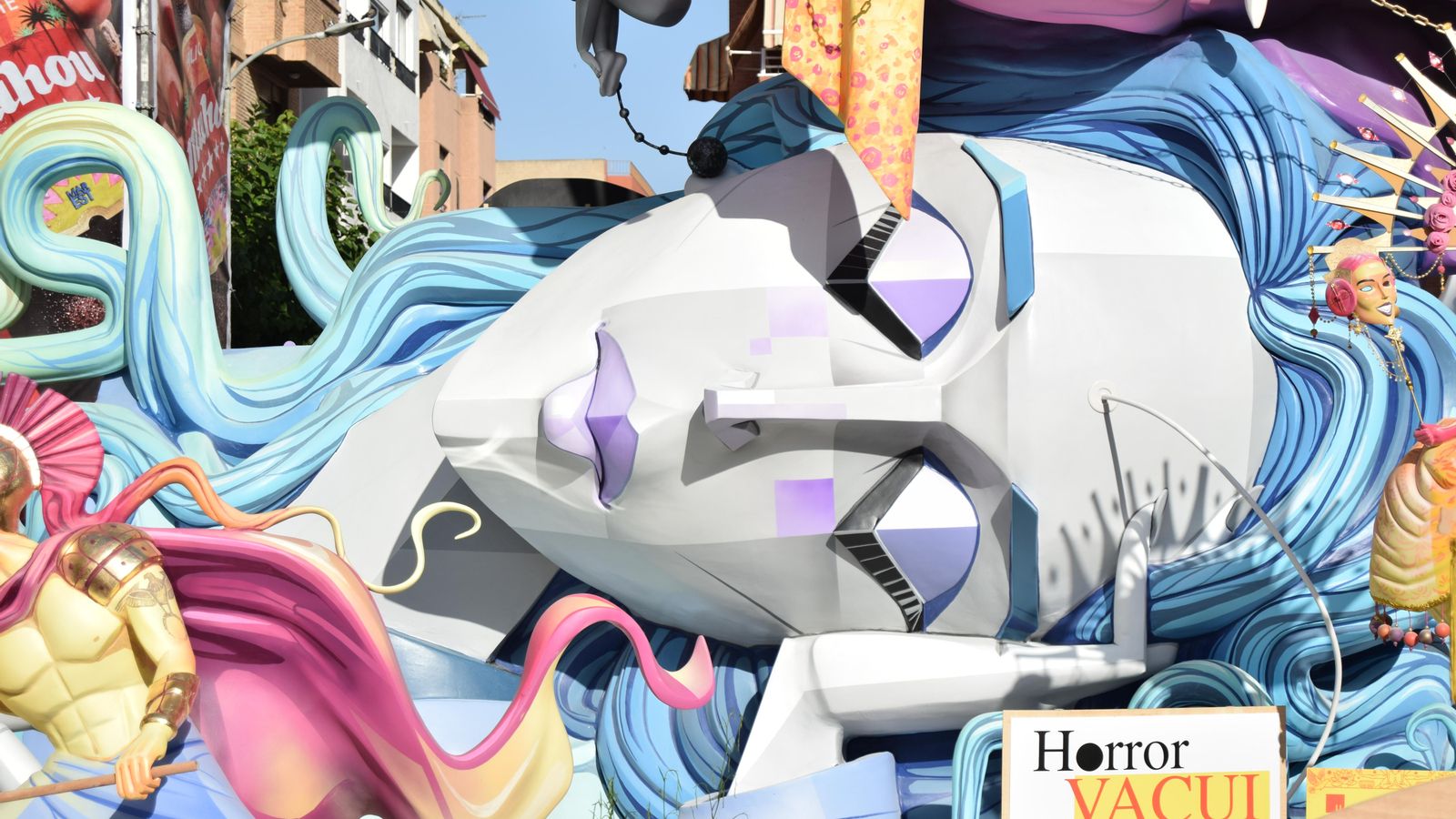 Part de la foguera de Secció Especial de Florida-Portatge