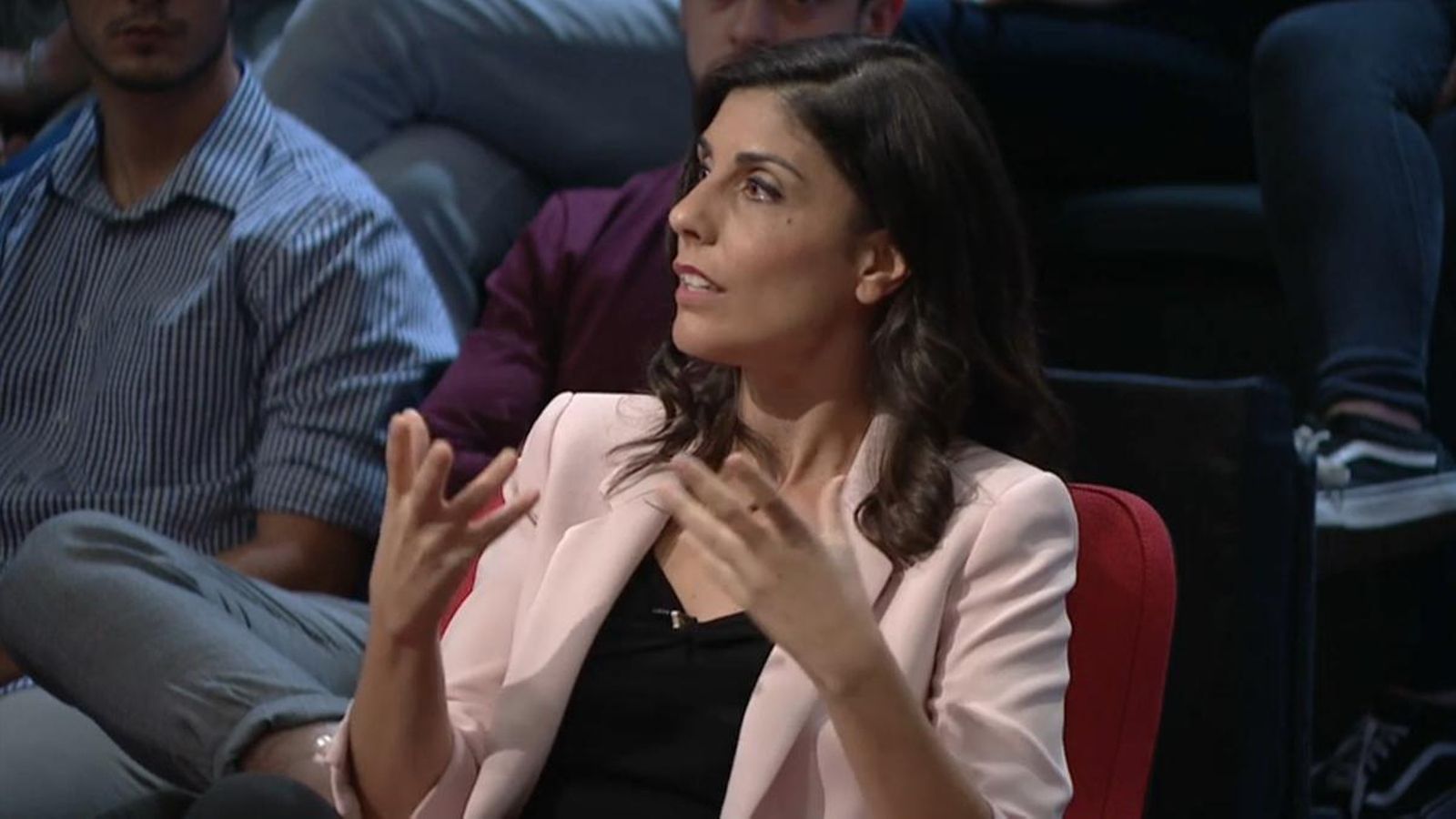 Raquel Ejerique, en una intervenció durant el programa d'À Punt 'La qüestió'