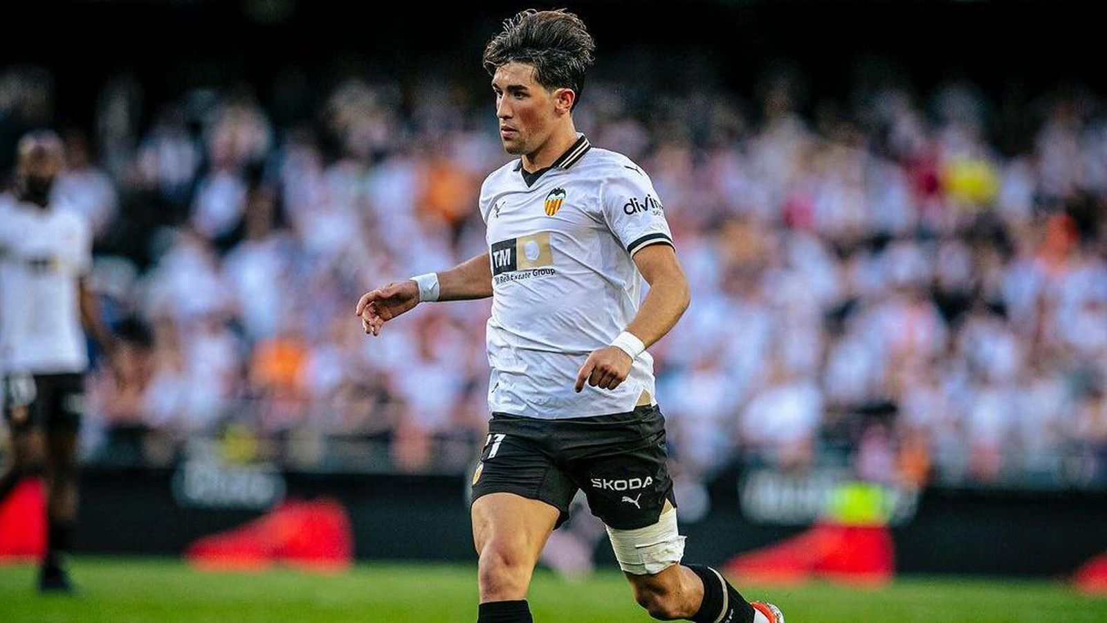 El futbolista del València CF, Jesús Vázquez