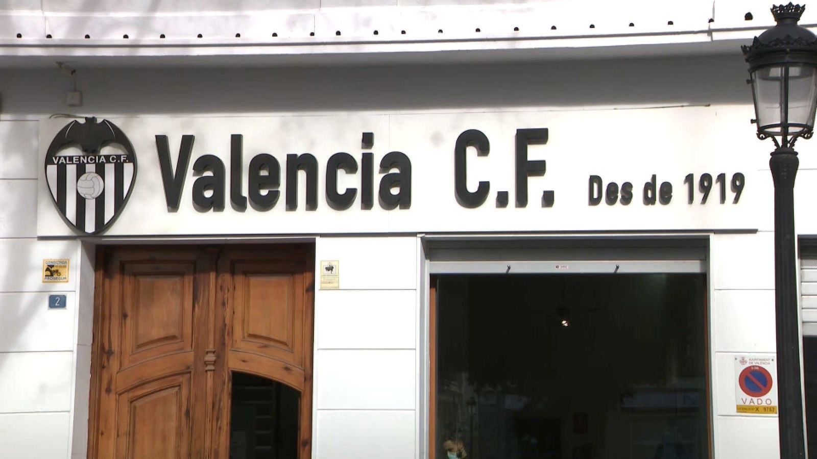 Imatge de les oficines del València CF