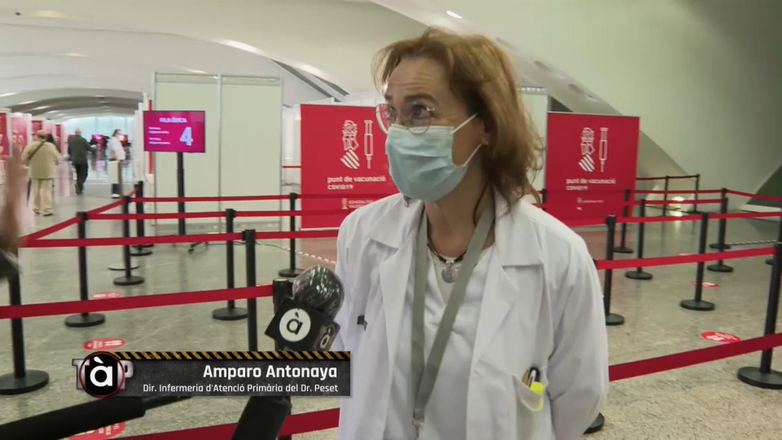 Amparo Antonaya, directora d’Infermeria d’Atenciò Primària de l’Hospital Doctor Peset