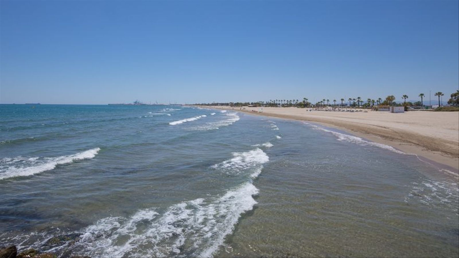 Imatge de la platja del Gurugú, a Castelló del a Plana