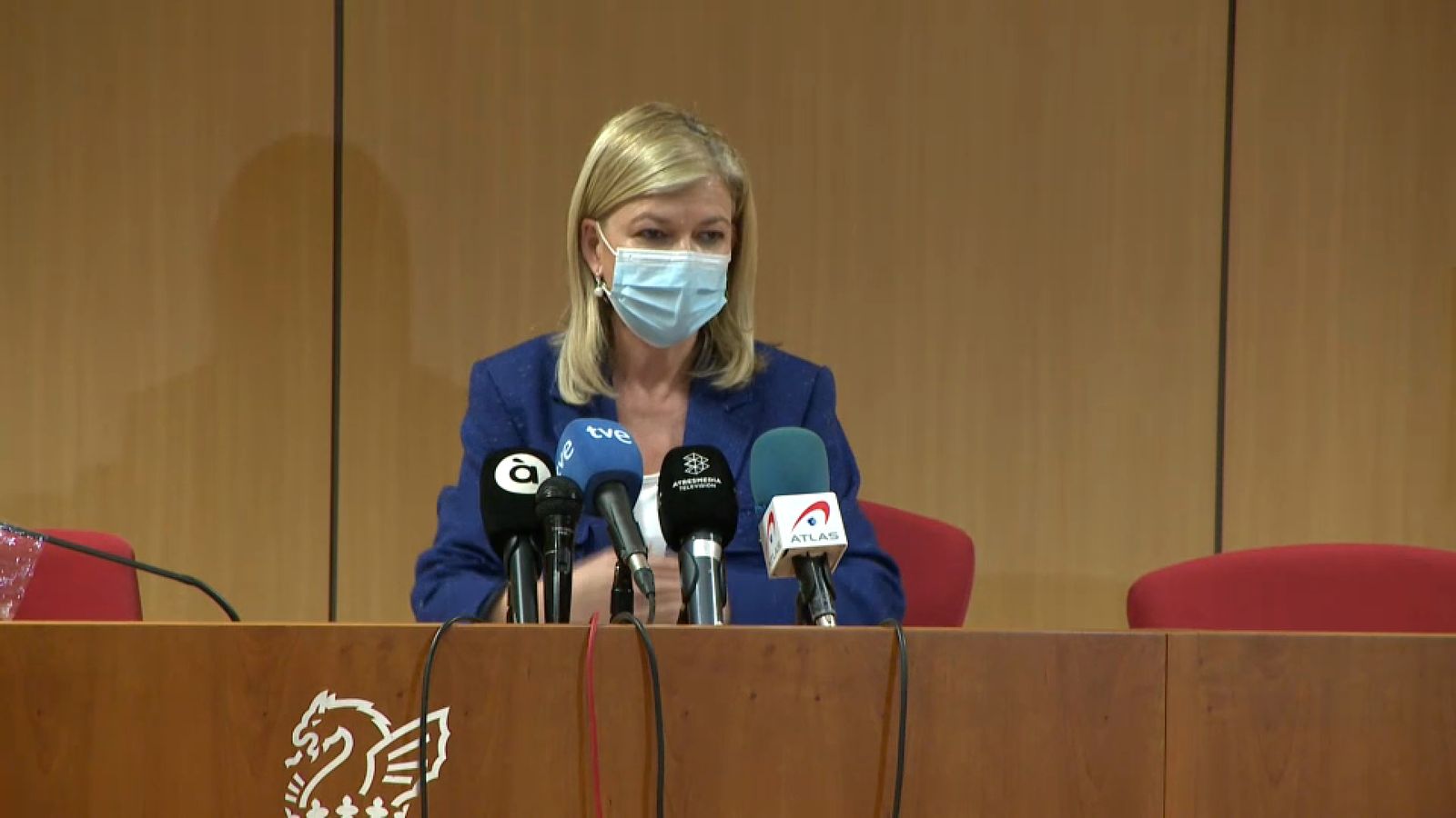 Roda de premsa de la consellera de Justícia, Gabriela Bravo