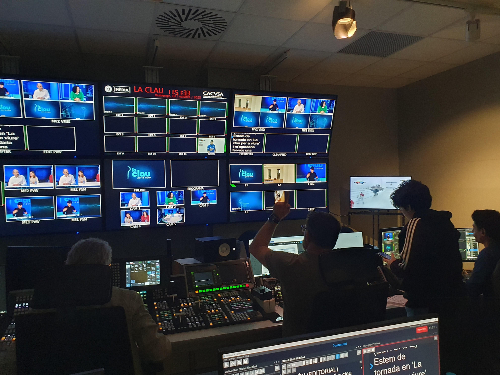 El programa es prepara al llarg de la setmana