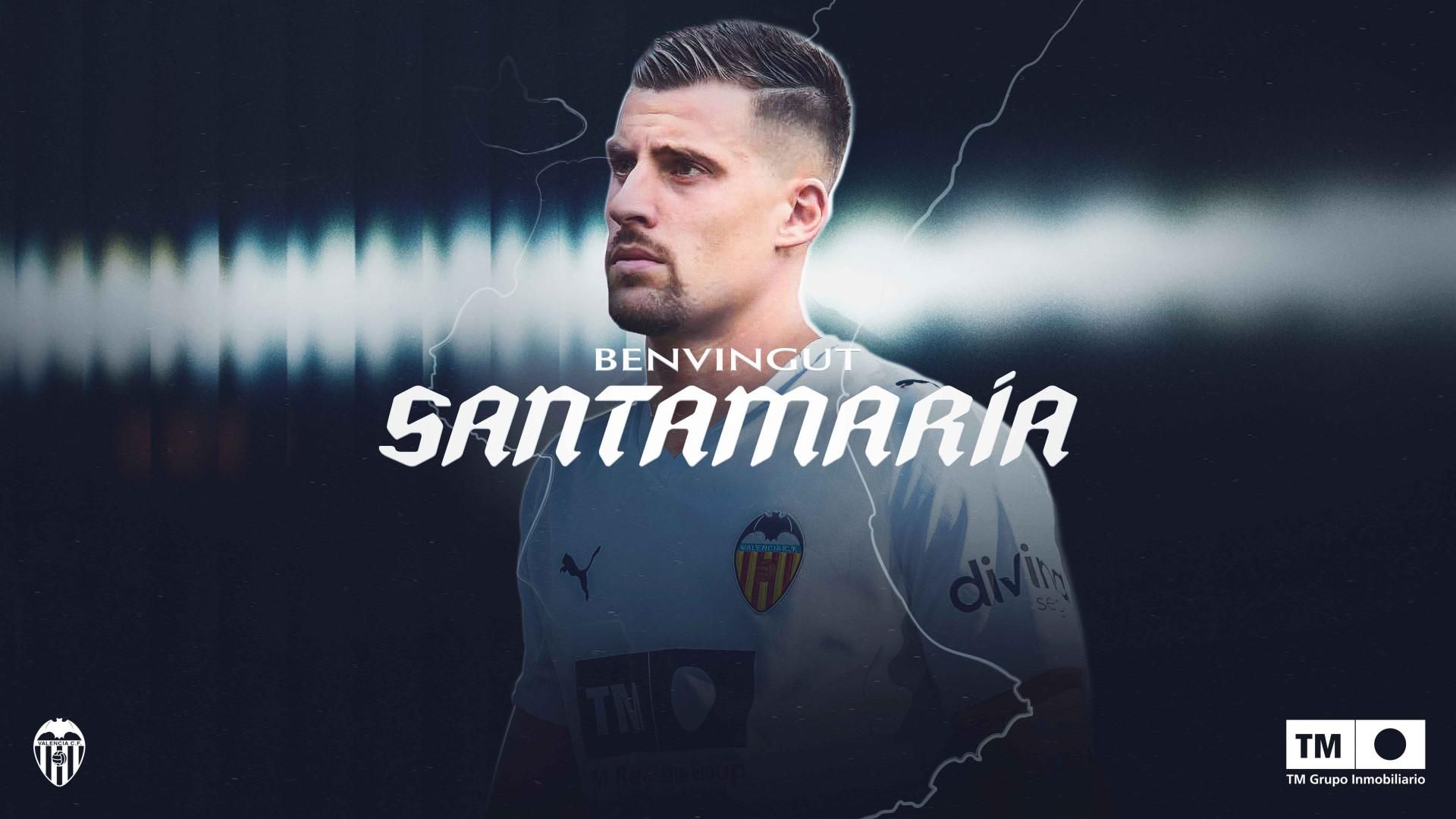El València CF dona la benvinguda a Baptiste Santamaria
