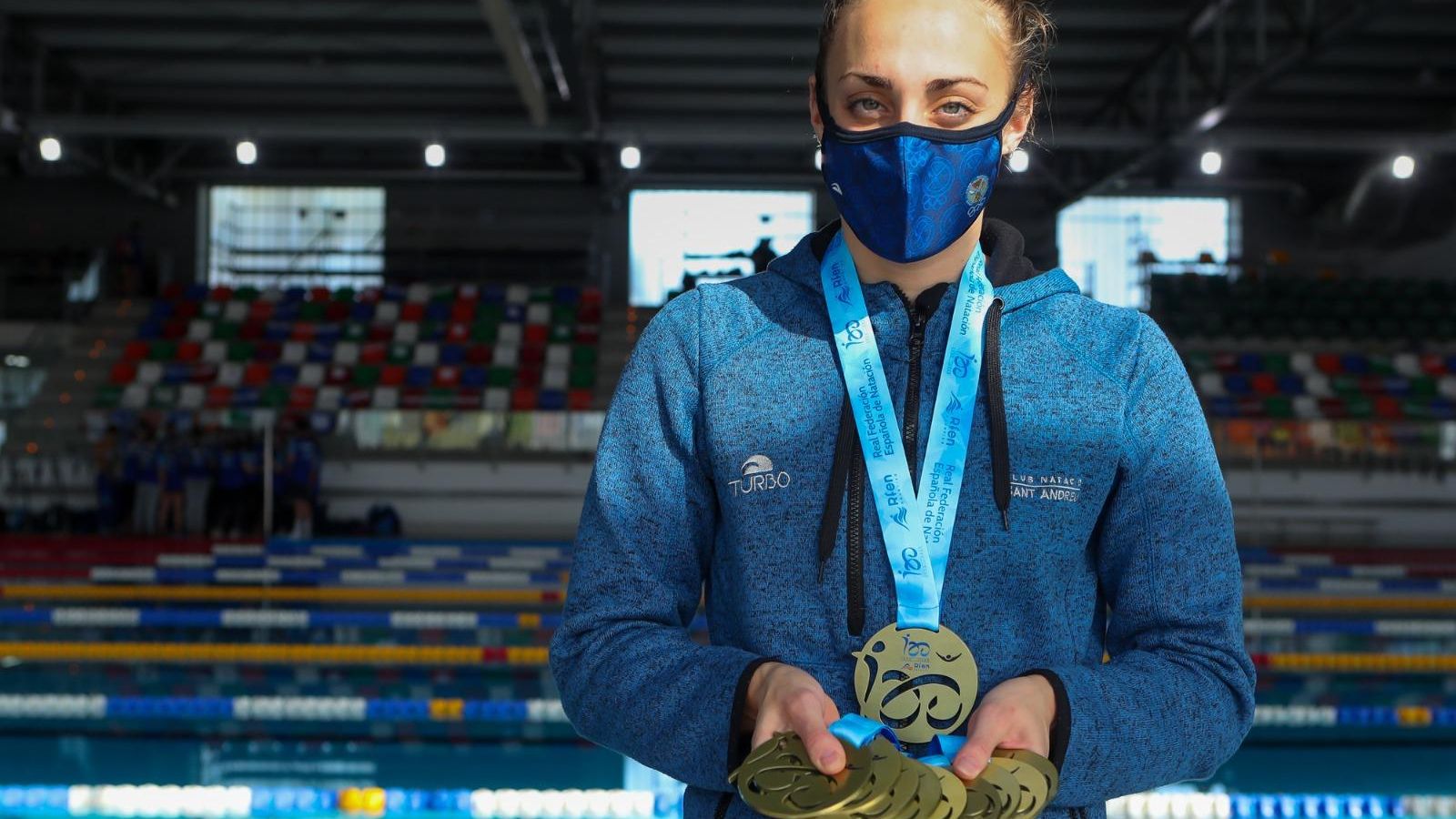 La nadadora castellonenca, Lidón Muñoz