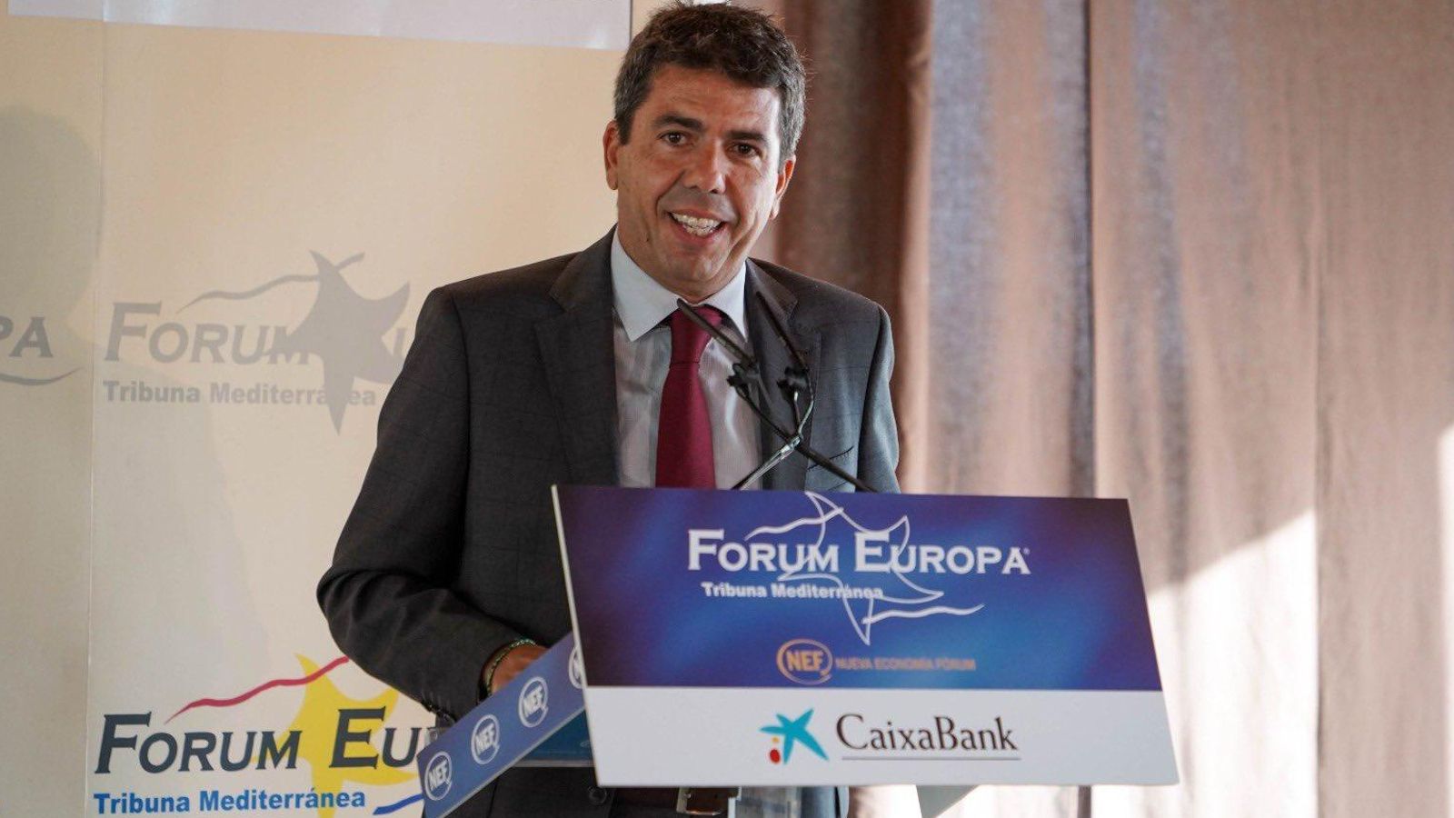 Mazón en el Fòrum Europa Tribuna Mediterrània