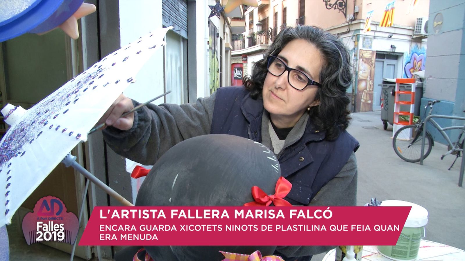 L’artista fallera Marisa Falcó