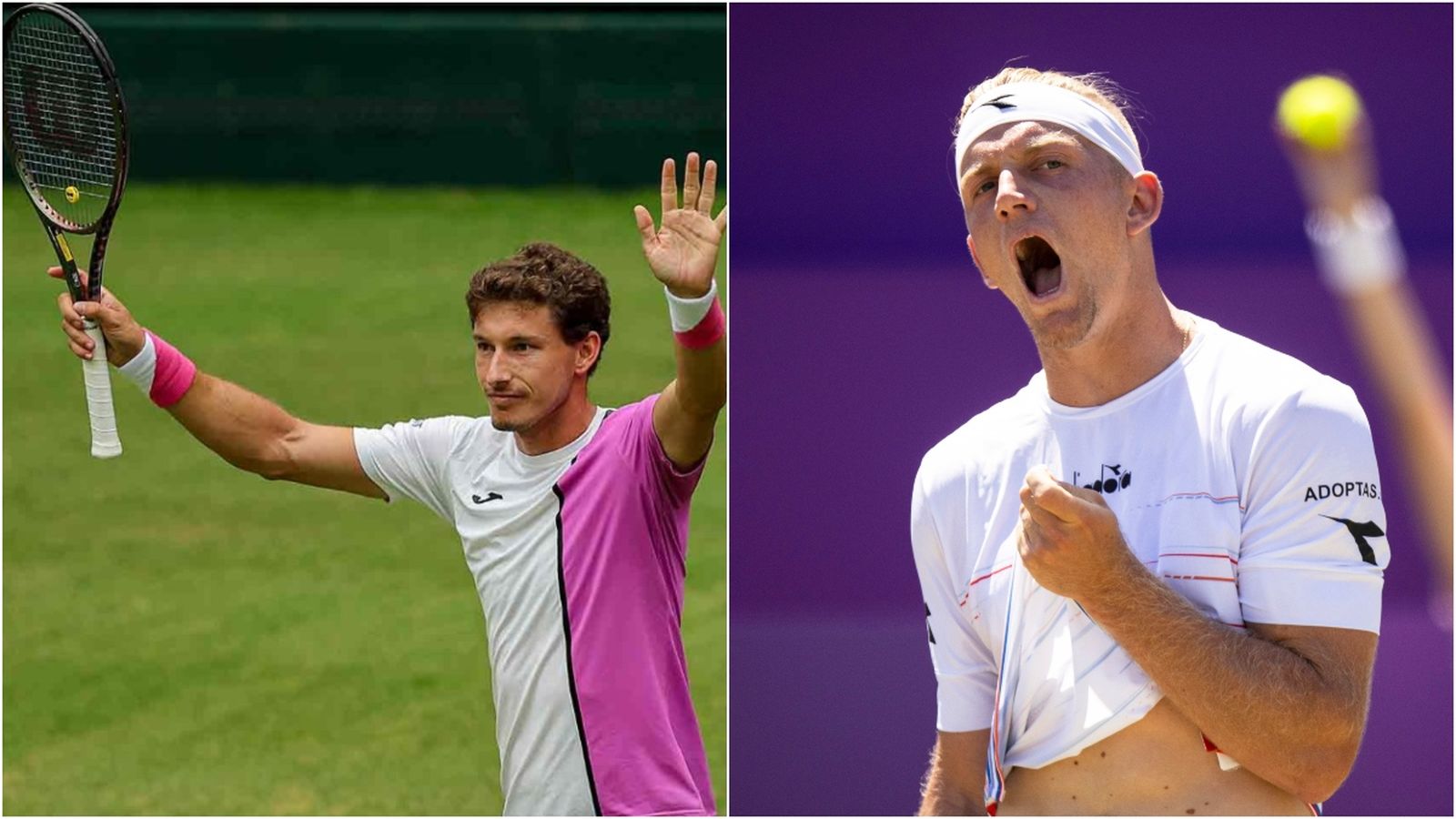 Els tenistes Pablo Carreño i Alejandro Davidovich