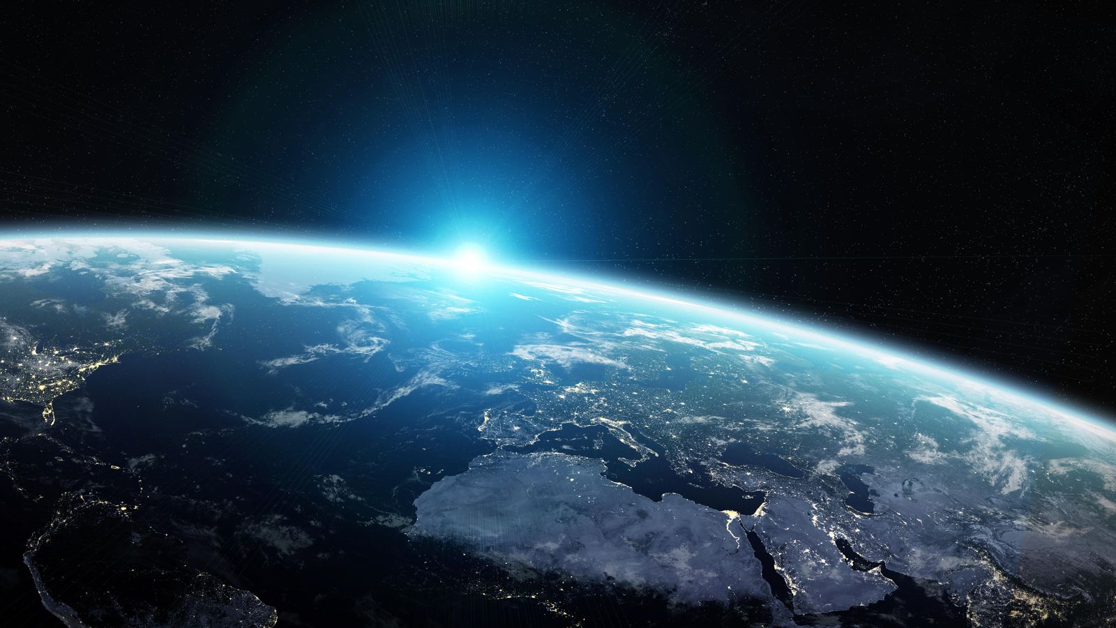 El planeta Terra vist des de l'espai