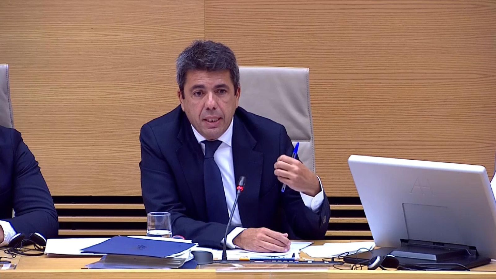 Mazón, este dilluns a la comissió d'investigació del Congrés