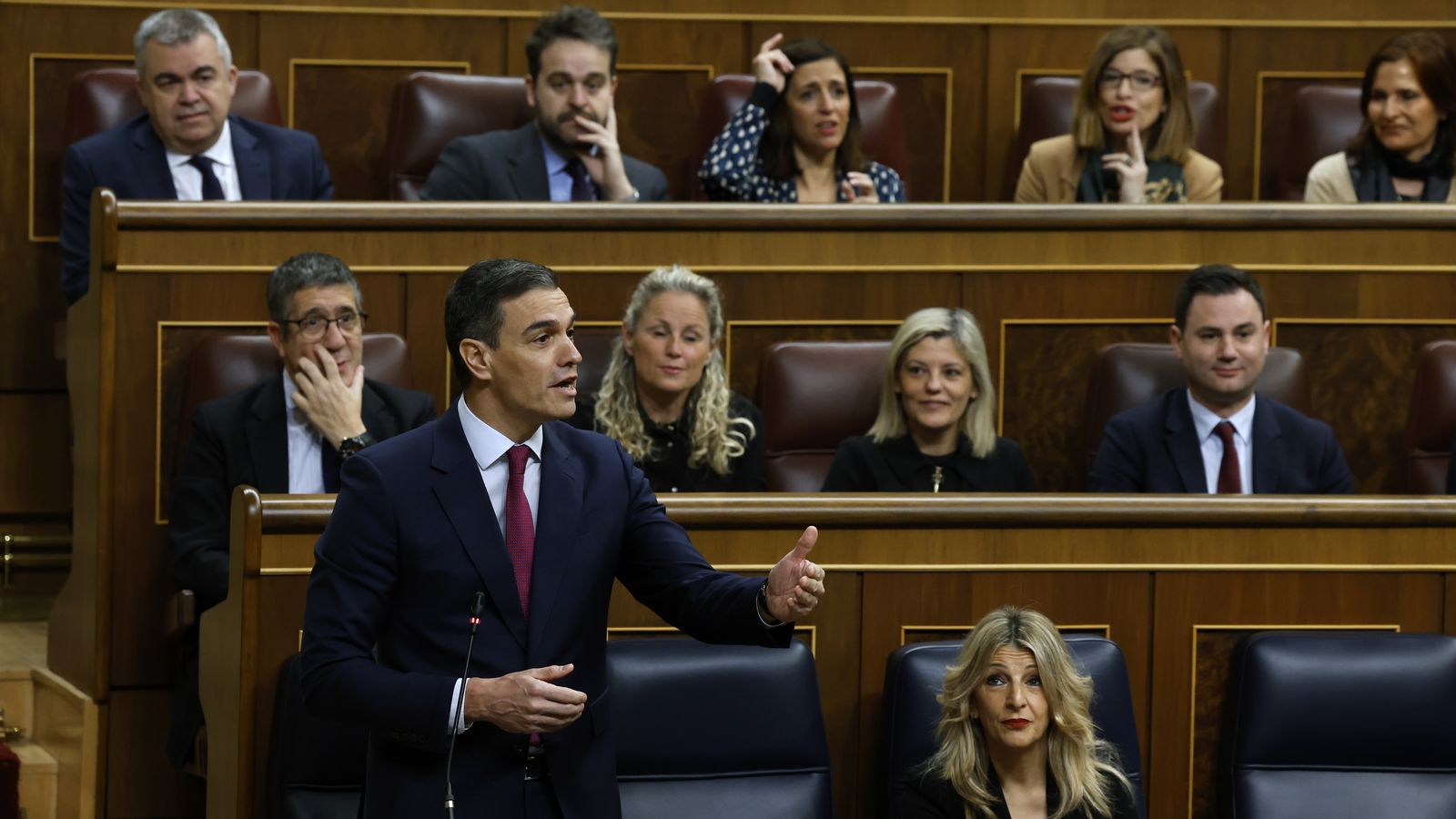 Pedro Sánchez aquest dimecres en el Congrés