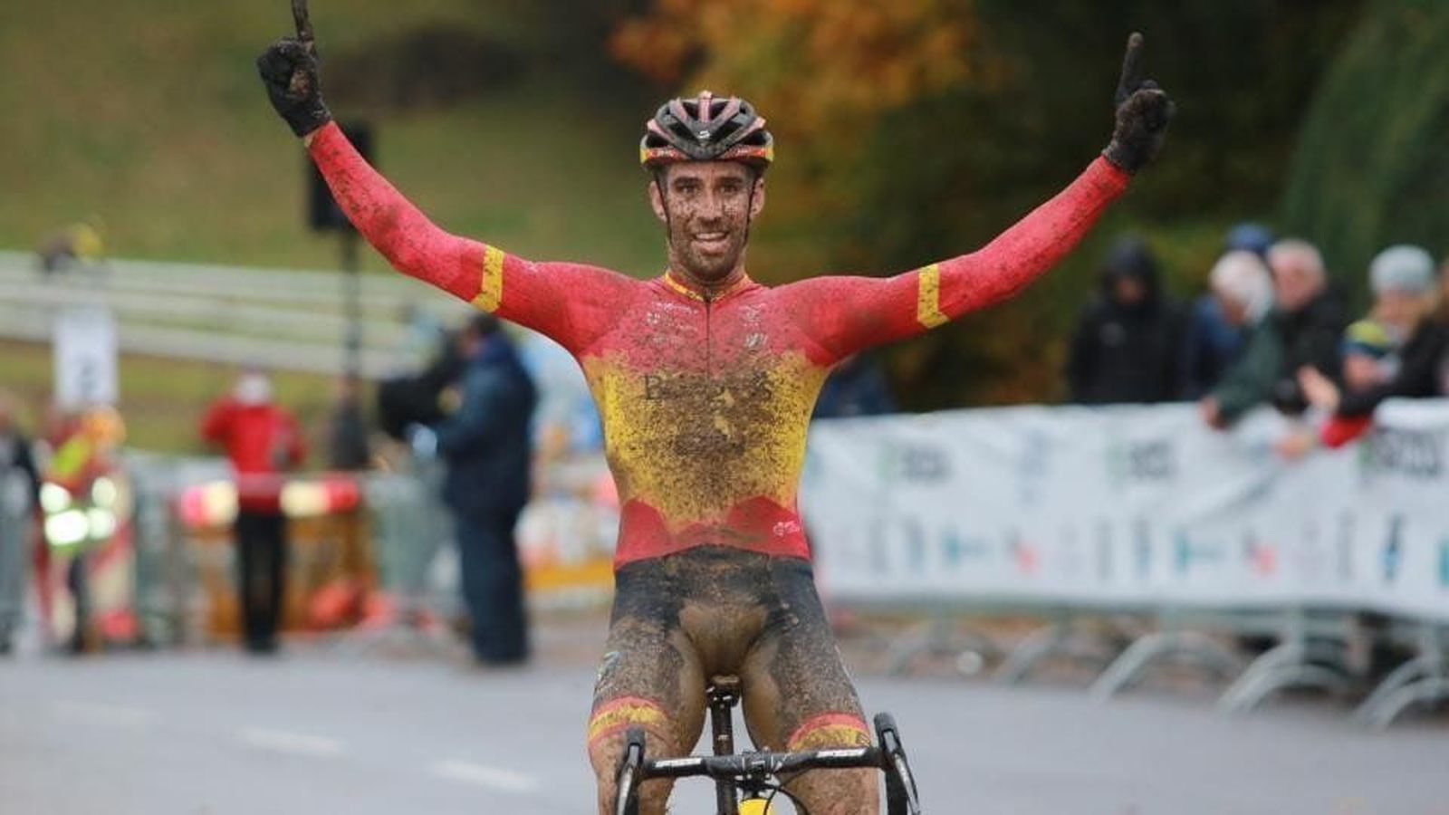 Felipe Orts, a l'arribada a meta