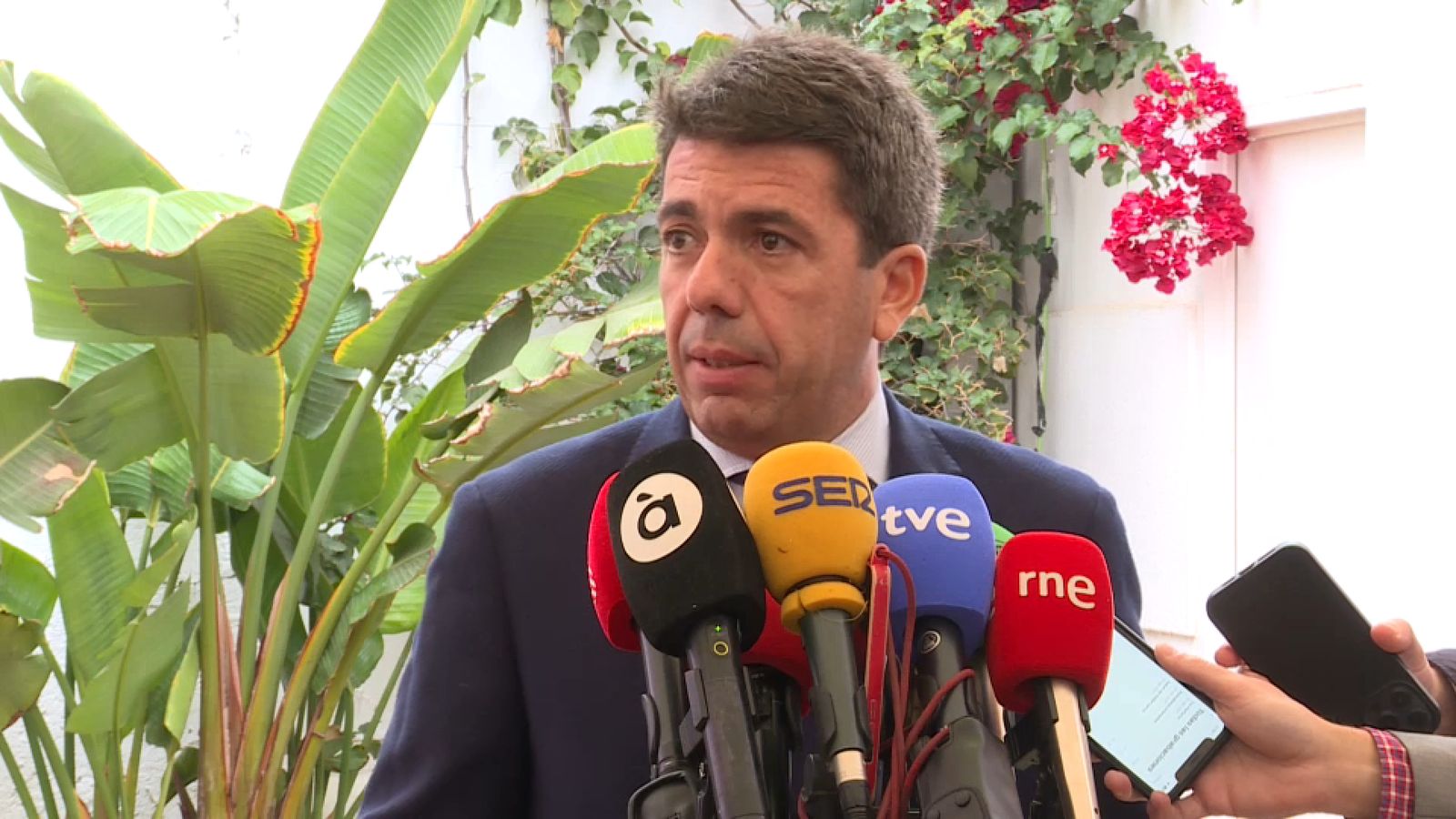 El president de la Generalitat, Carlos Mazón, aquest divendres a Alacant