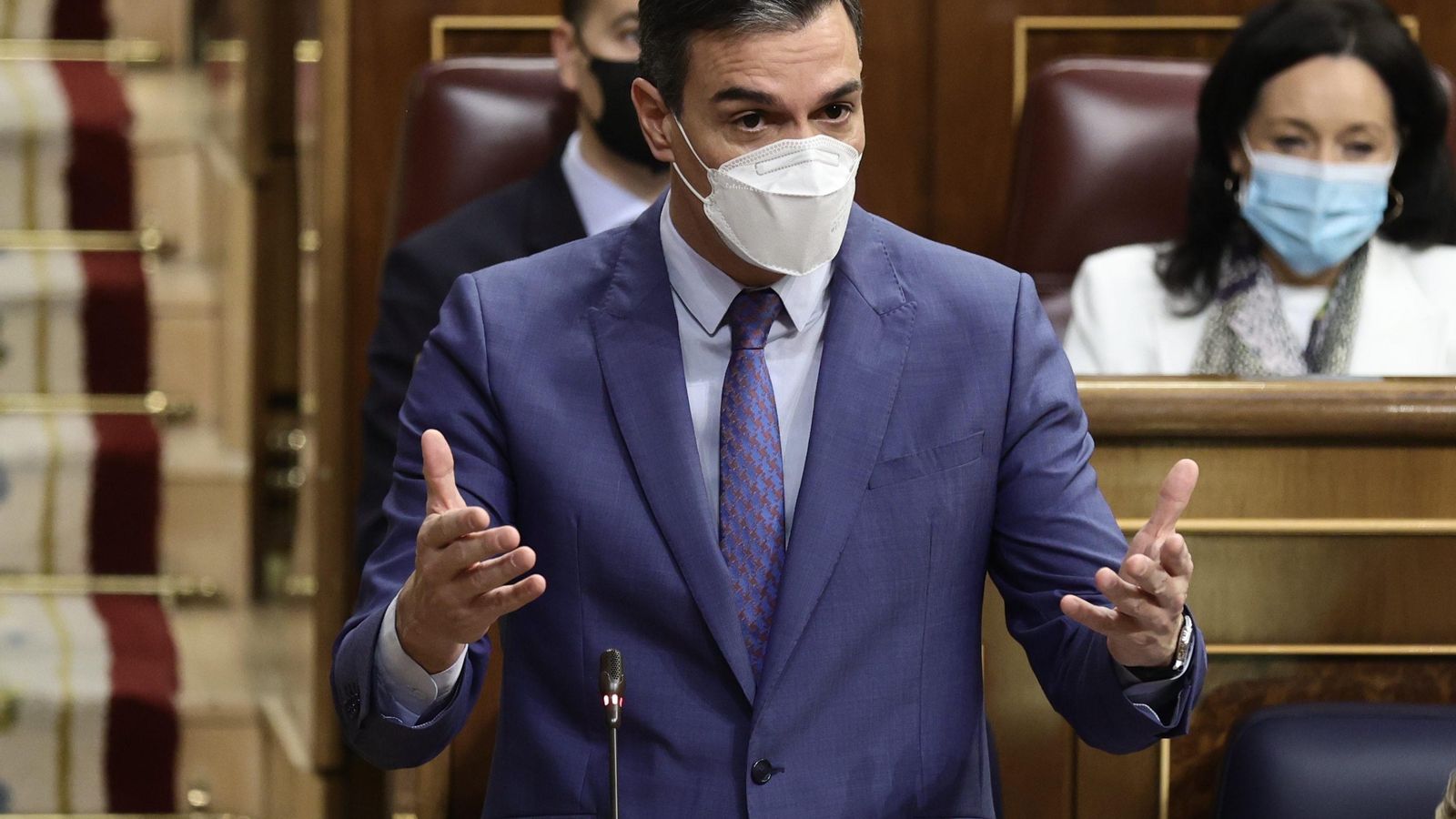 El president del Govern, Pedro Sánchez, intervé en la sessió plenària en el Congrés dels Diputats