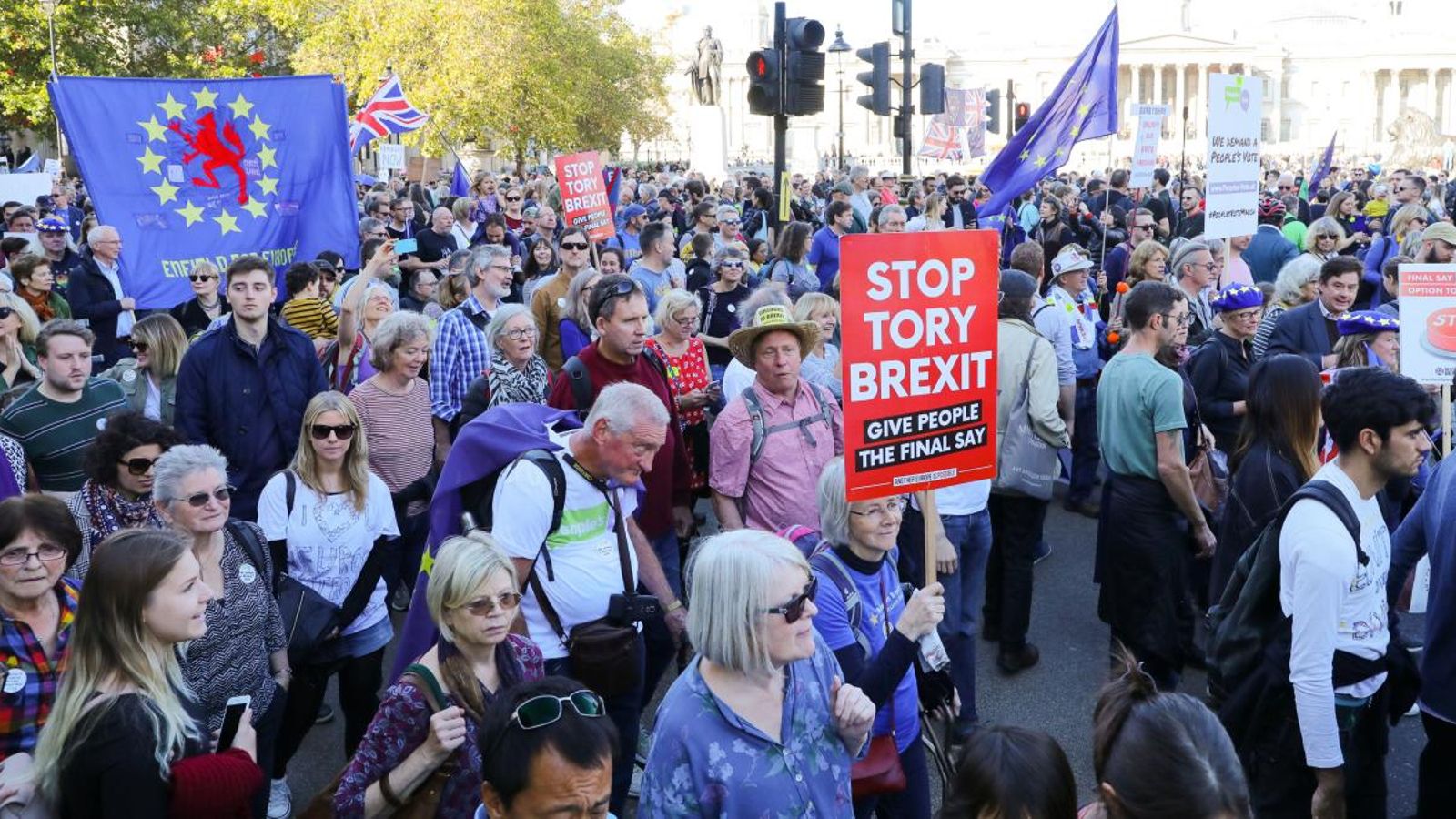 Els organitzadors de la protesta han calculat la participació en unes 670.000 persones