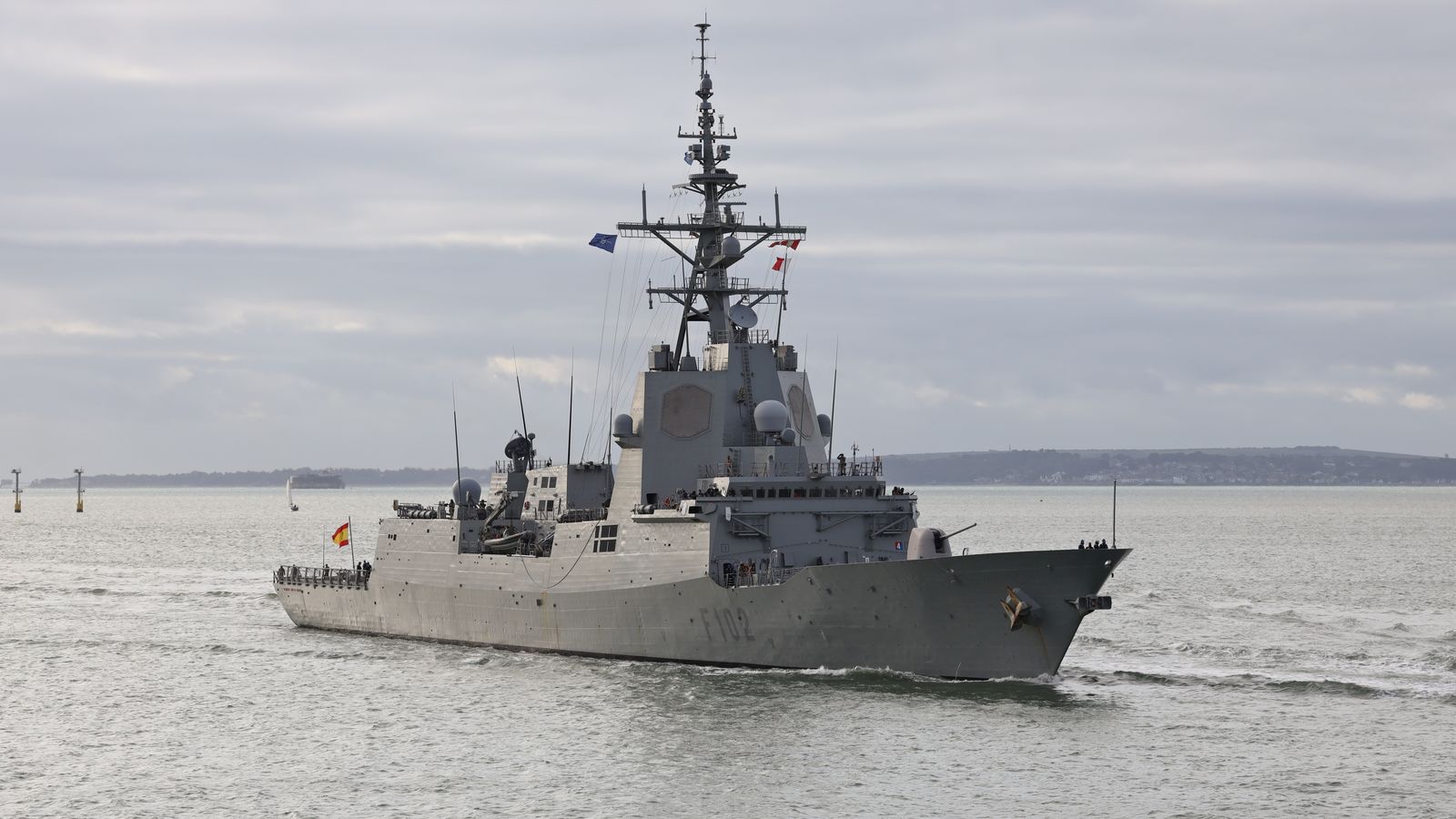 Imatge d'arxiu d'un vaixell de l'OTAN