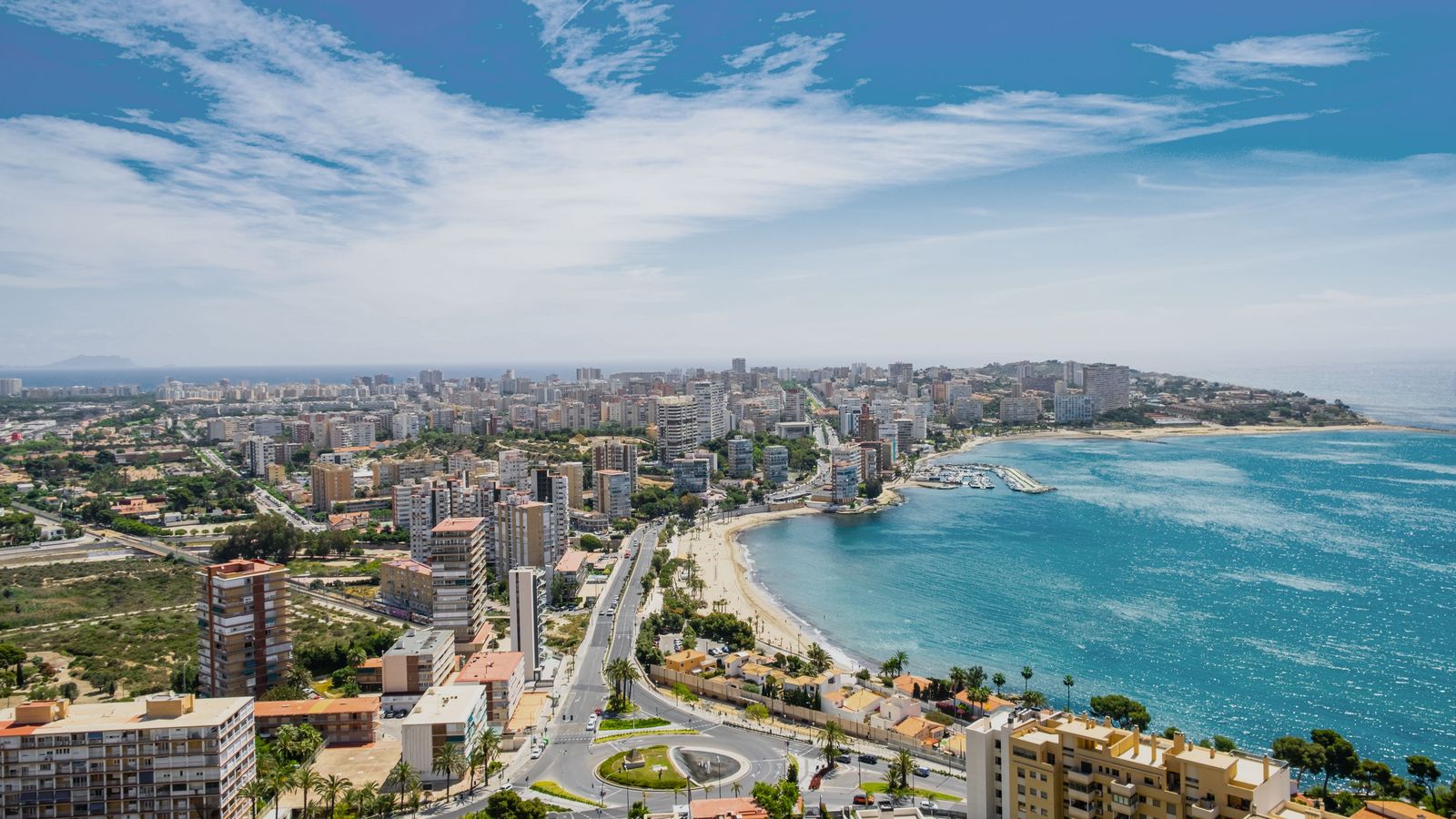 Costa d'Alacant des de la Serra Grossa