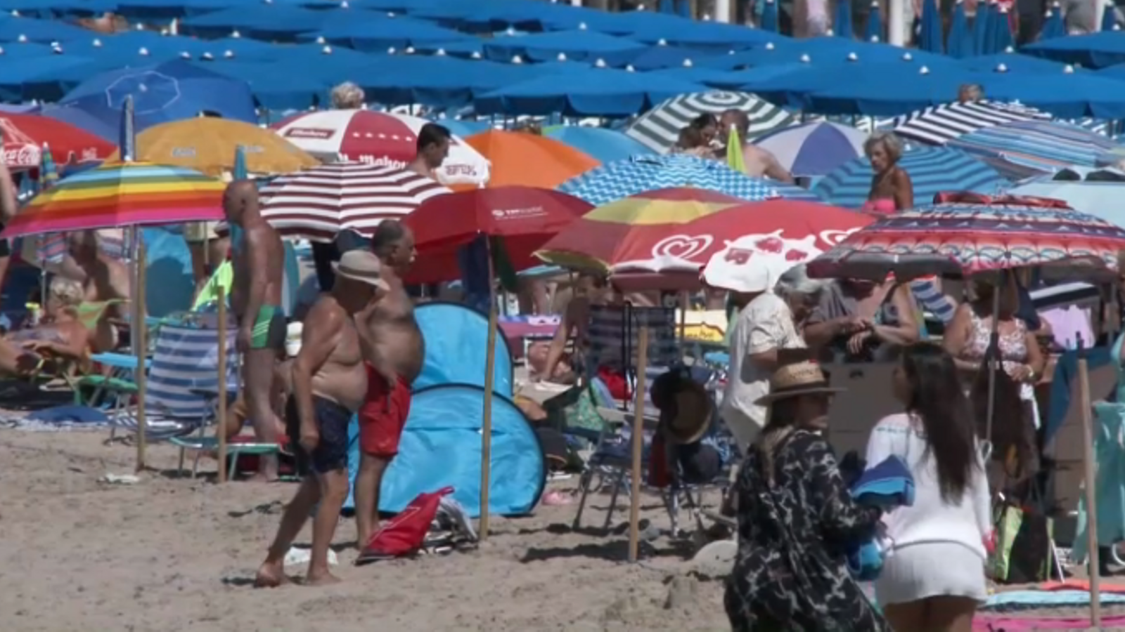 Imatge de Benidorm dilluns 28 de juny de 2021