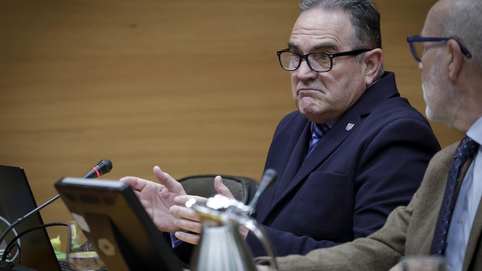 El vicepresident segon i conseller per a la Recuperació, Francisco José Gan Pampols, compareix en Les Corts