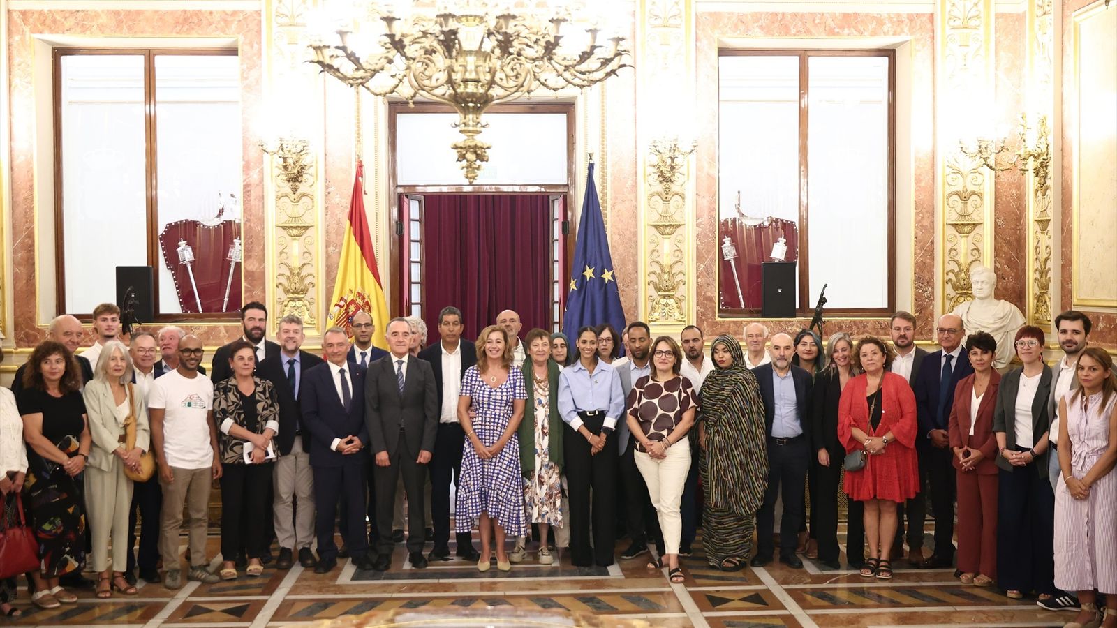 Trobada dels grups polítics amb persones saharahuís al Congrés dels Diputats este dijous