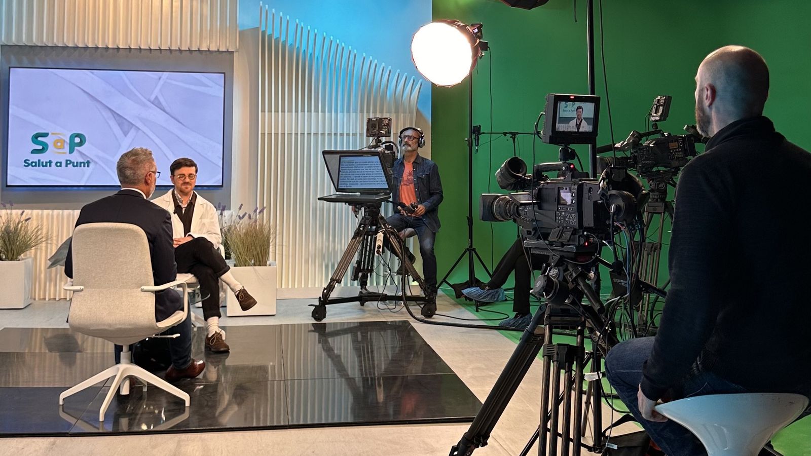 Gravació del programa Salut a punt