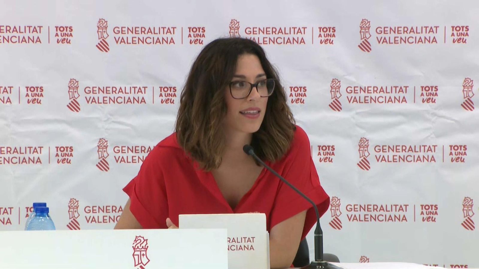 La vicepresidenta del Consell, Aitana Mas, aquest divendres des d'Alacant